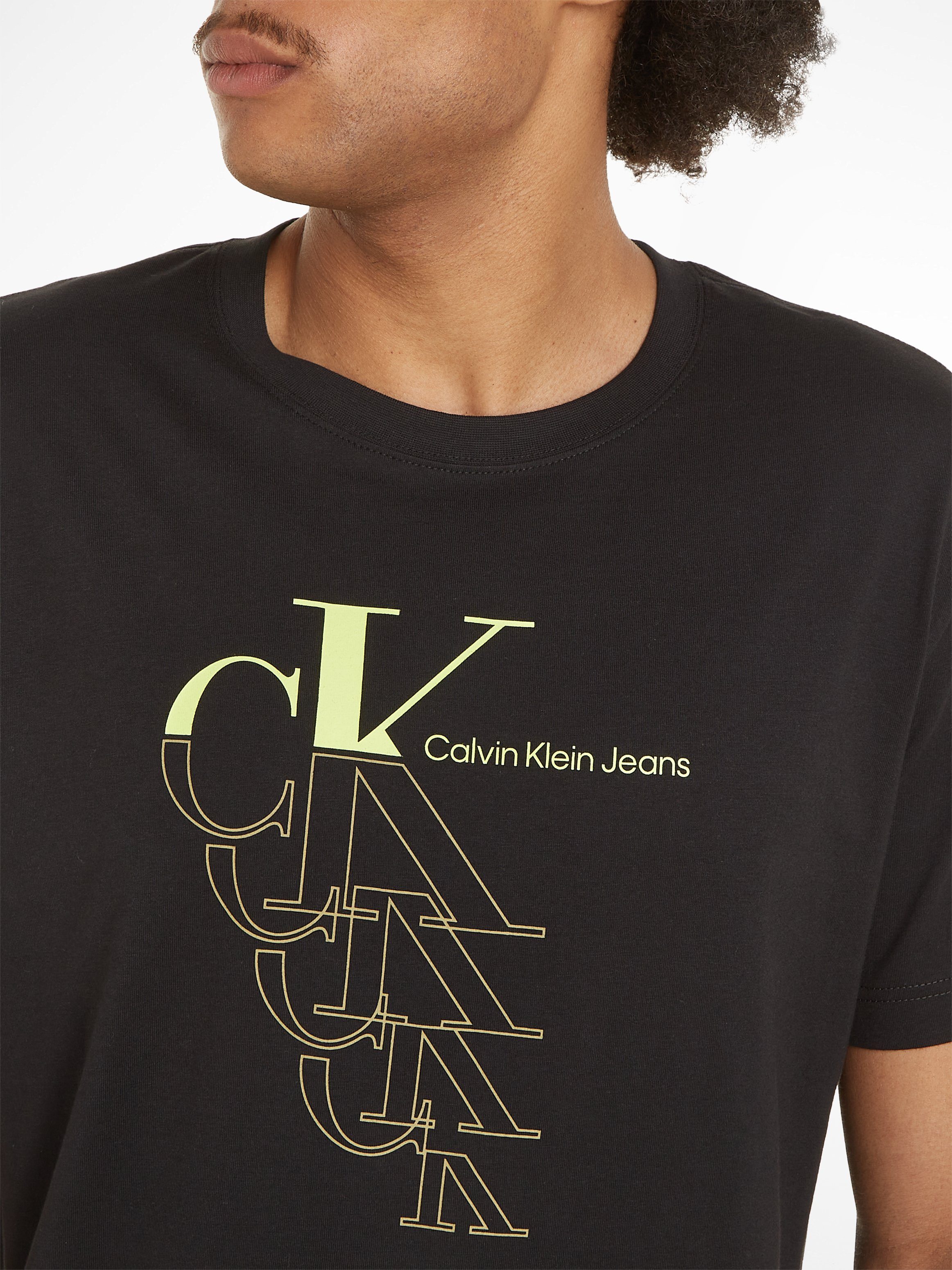 Calvin Klein T-shirt MONOGRAM ECHO GRAPHIC TEE