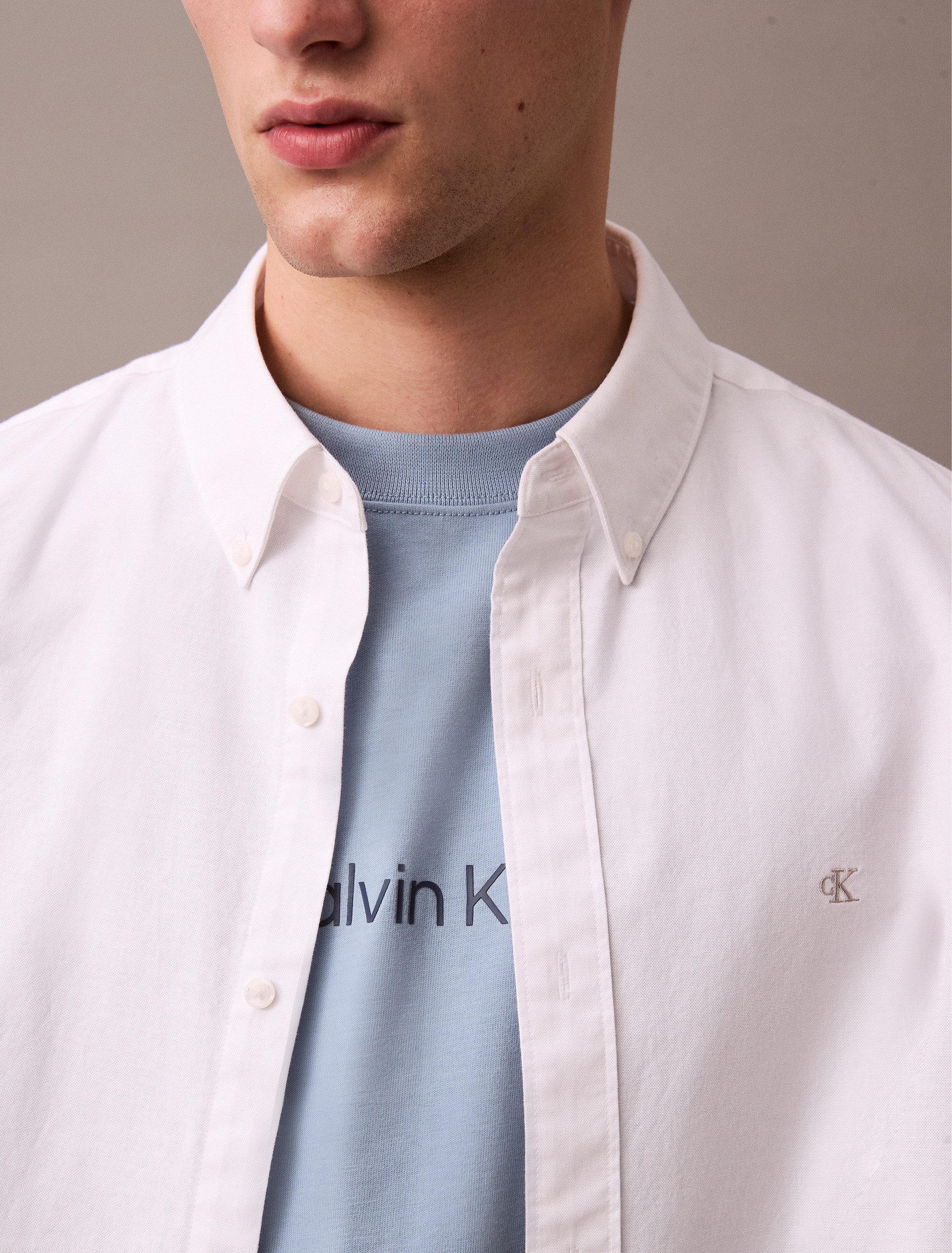 Calvin Klein Overhemd met lange mouwen LS SOLID OXFORD CLASSIC SHIRT