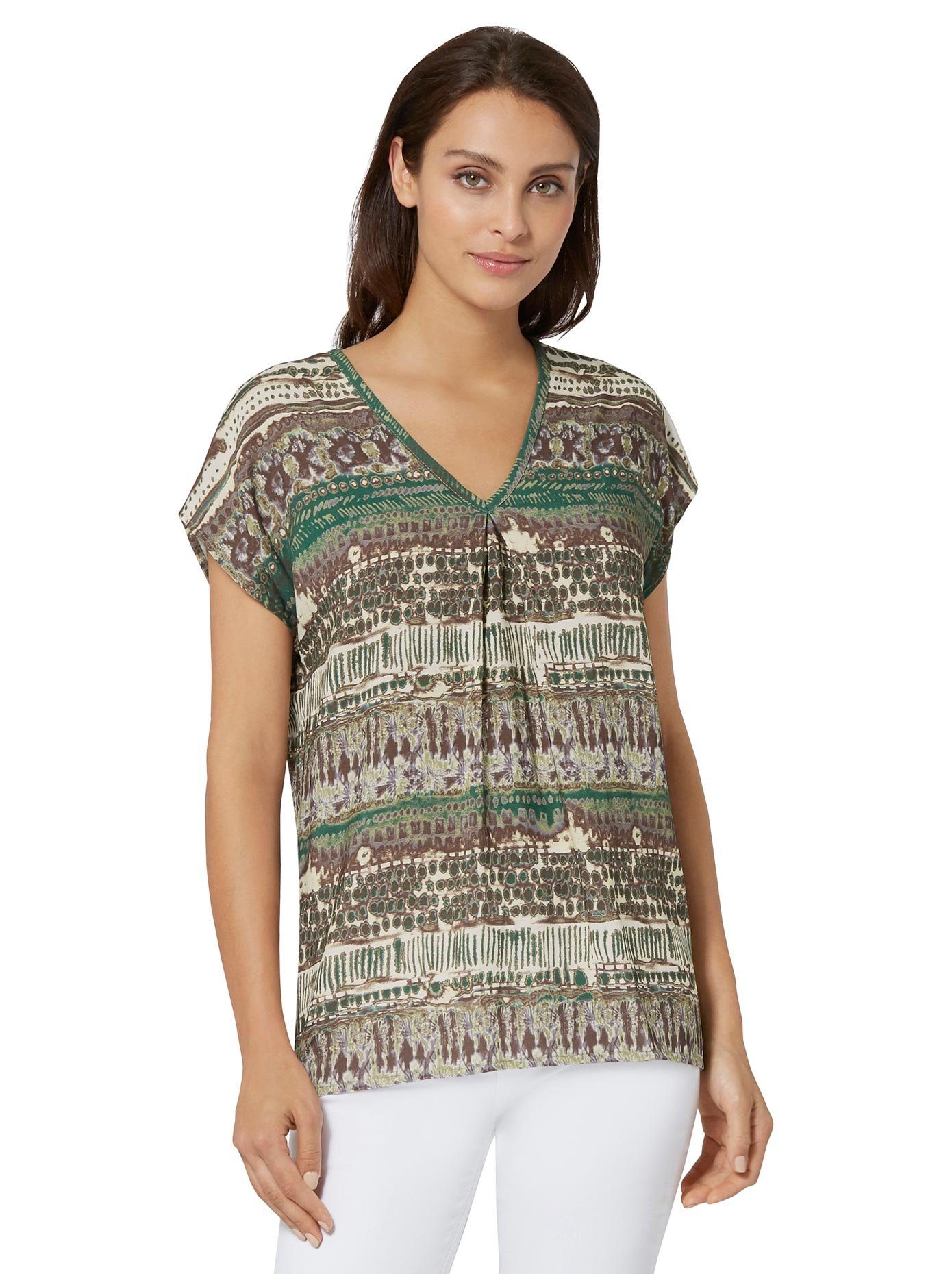 Classic Inspirationen Blouse met korte mouwen