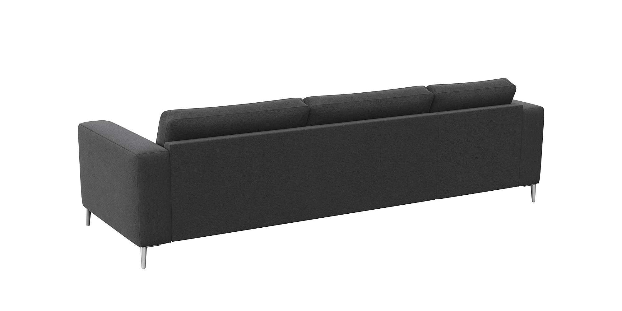 FLEXLUX Hoekbank Fiore, super zitcomfort door koudschuim in de zitting, L-vorm