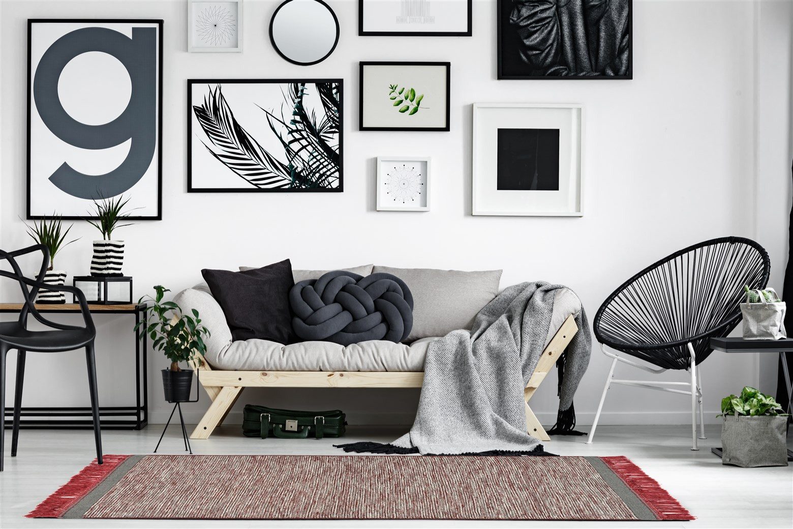 aRTE ESPINA Vloerkleed Nomad 8064 Handgemaakt franjes tapijt in neutraal ontwerp