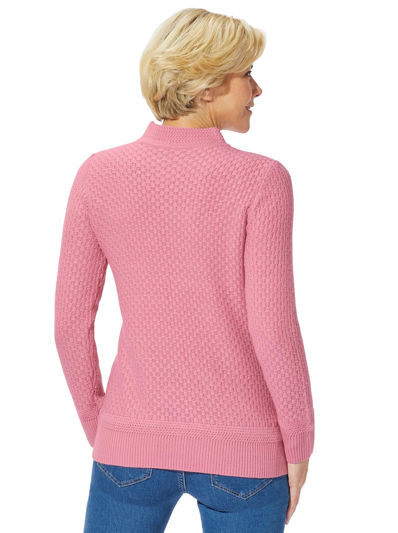Classic Basics Trui met staande kraag Trui