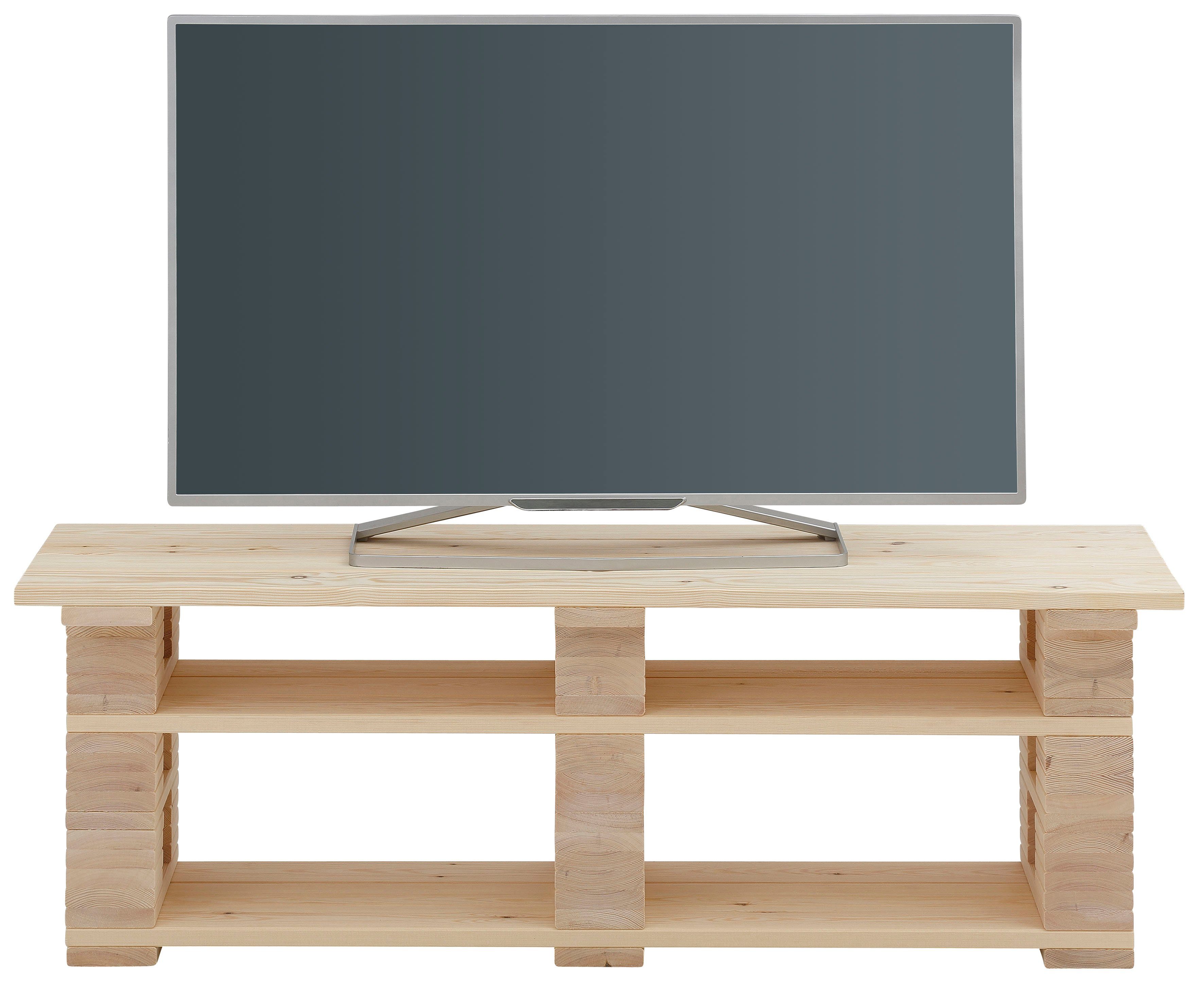 Home affaire Tv-meubel Pinus Kast in trendy paletontwerp