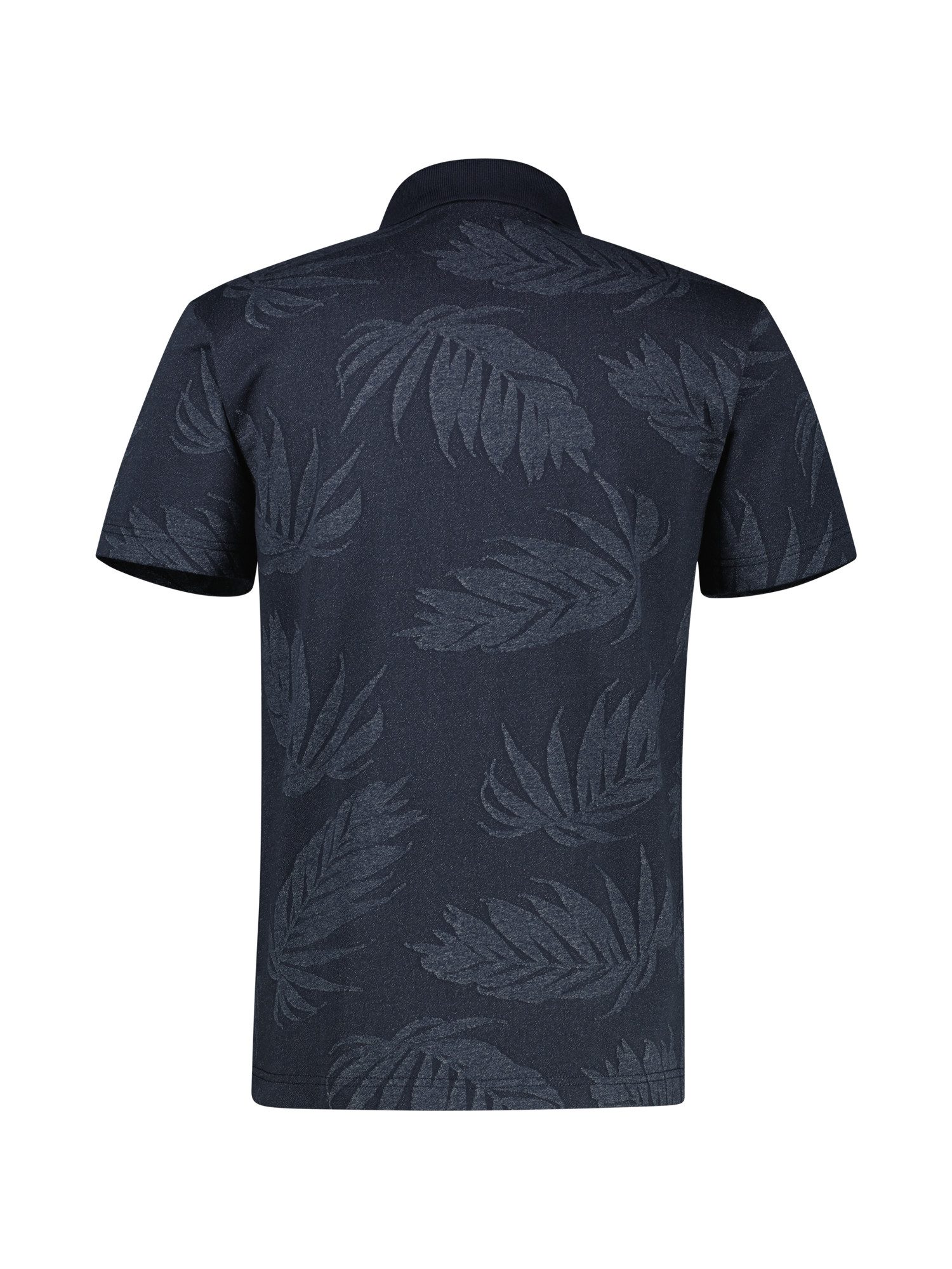 Lerros Poloshirt LERROS jacquard poloshirt voor heren