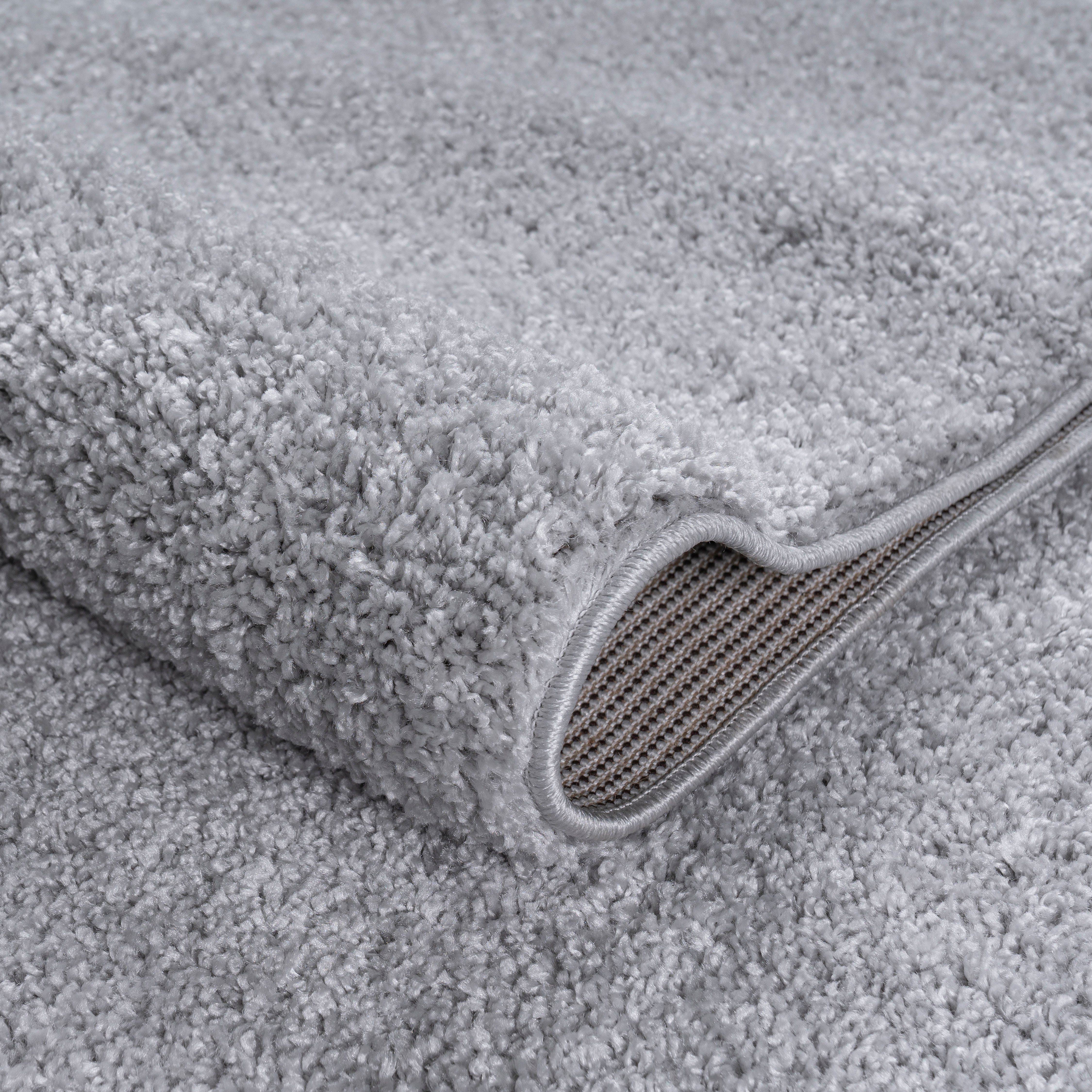 Bruno Banani Hoogpolig vloerkleed Shaggy Soft geweven, uni kleuren, bijzonder zacht en knuffelig, klantenfavoriet