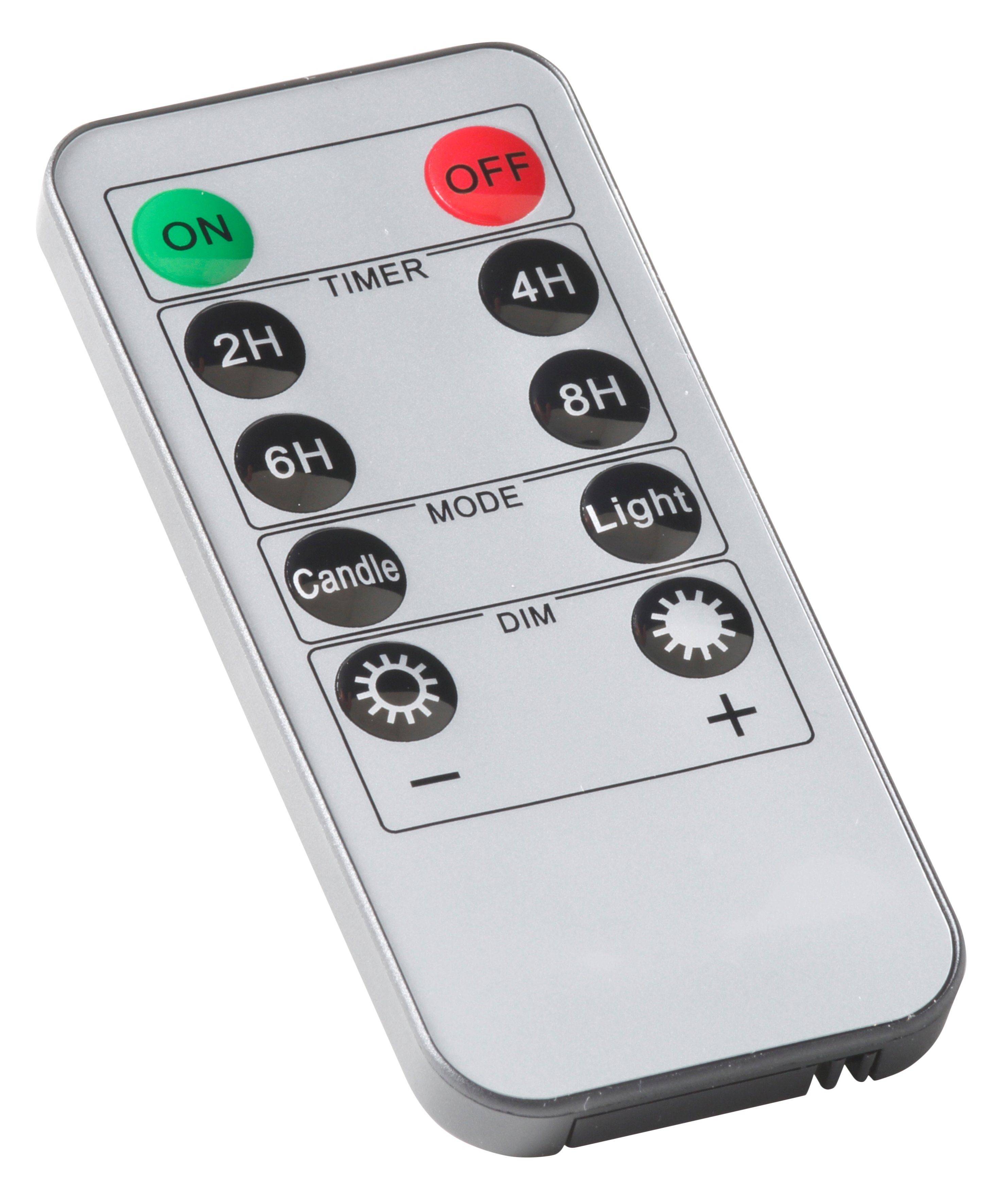 andas Led-kaars Kerst versiering van echte was, met dimfunctie en timer (set, 3-delig)