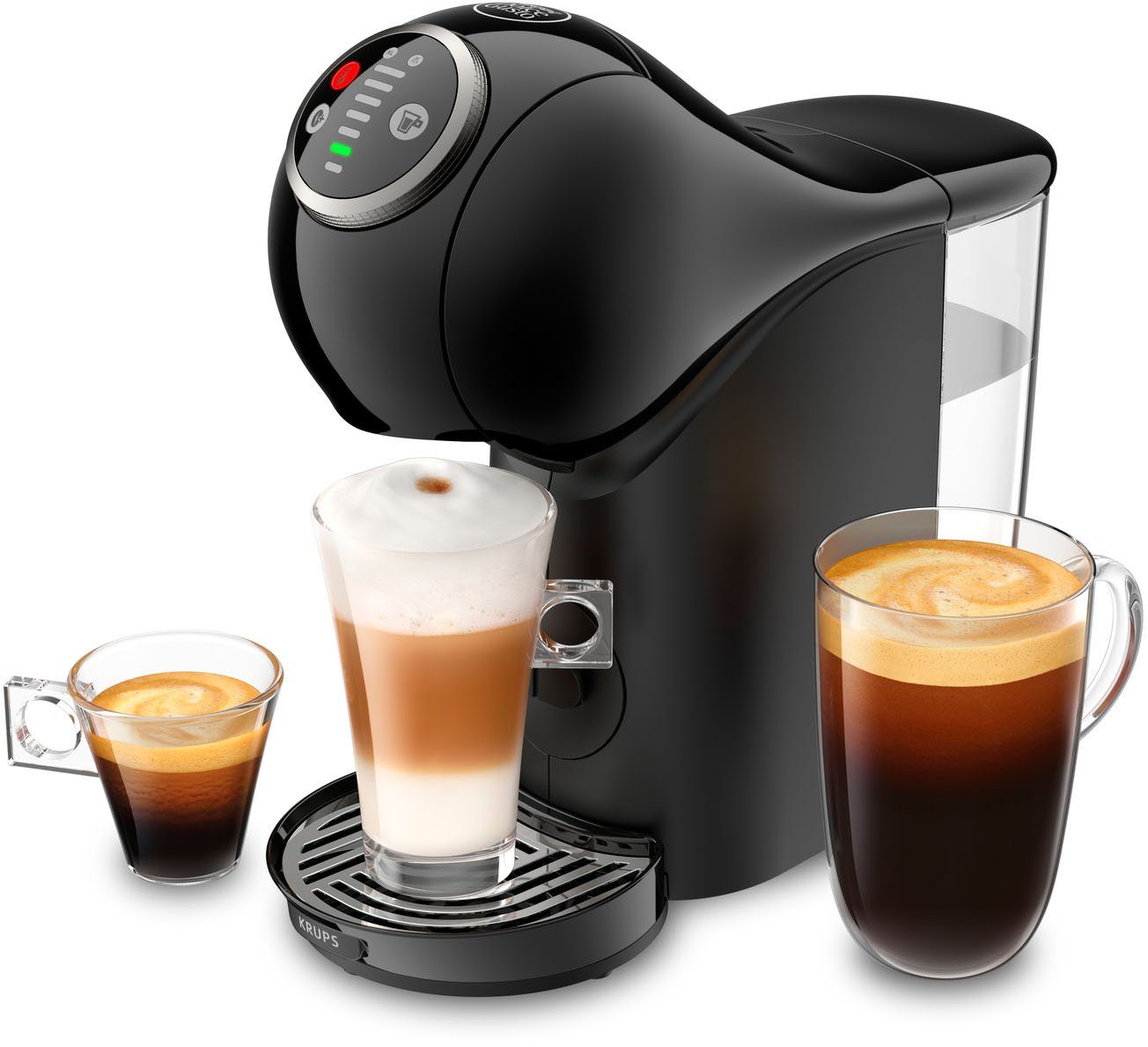 Nescafé Dolce Gusto Koffiecapsulemachine KP3408 Genio S Plus, Temperatuurkeuze, automatische uitschakeling, XL-functie, 0,8 L waterreservoir