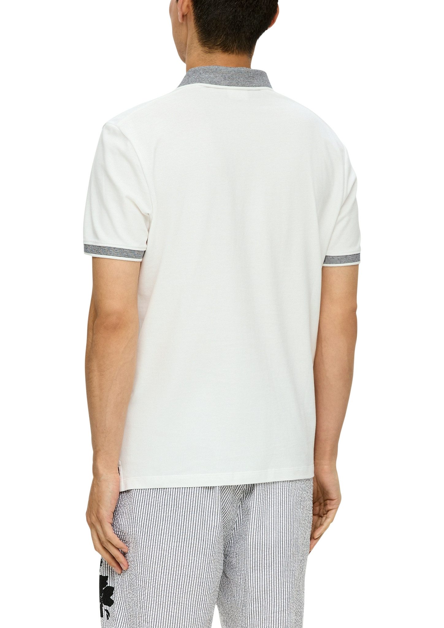 s.Oliver Poloshirt met merkopschrift