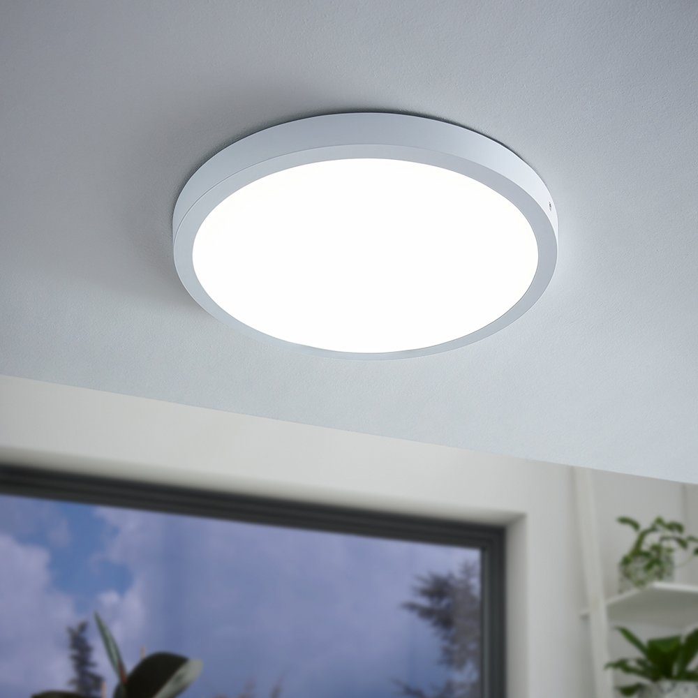 EGLO Opbouwarmatuur FUEVA 1 slank design, slechts 3 cm hoog, diameter 40 cm (1 stuk)