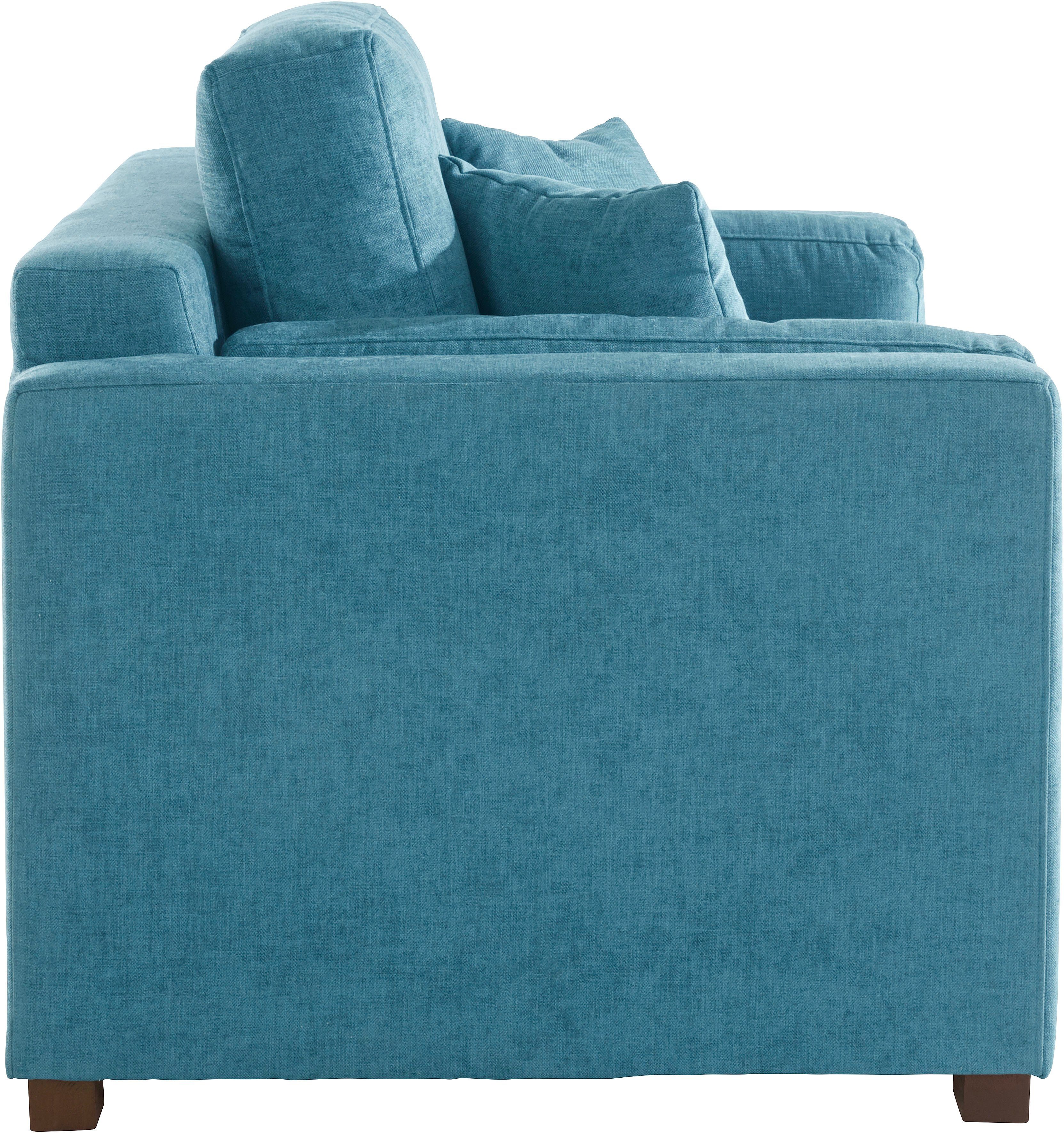 Home affaire Loveseat Fresh Pond fauteuil zacht zitcomfort, incl. sierkussen, bxdxh: 140x96x95 cm