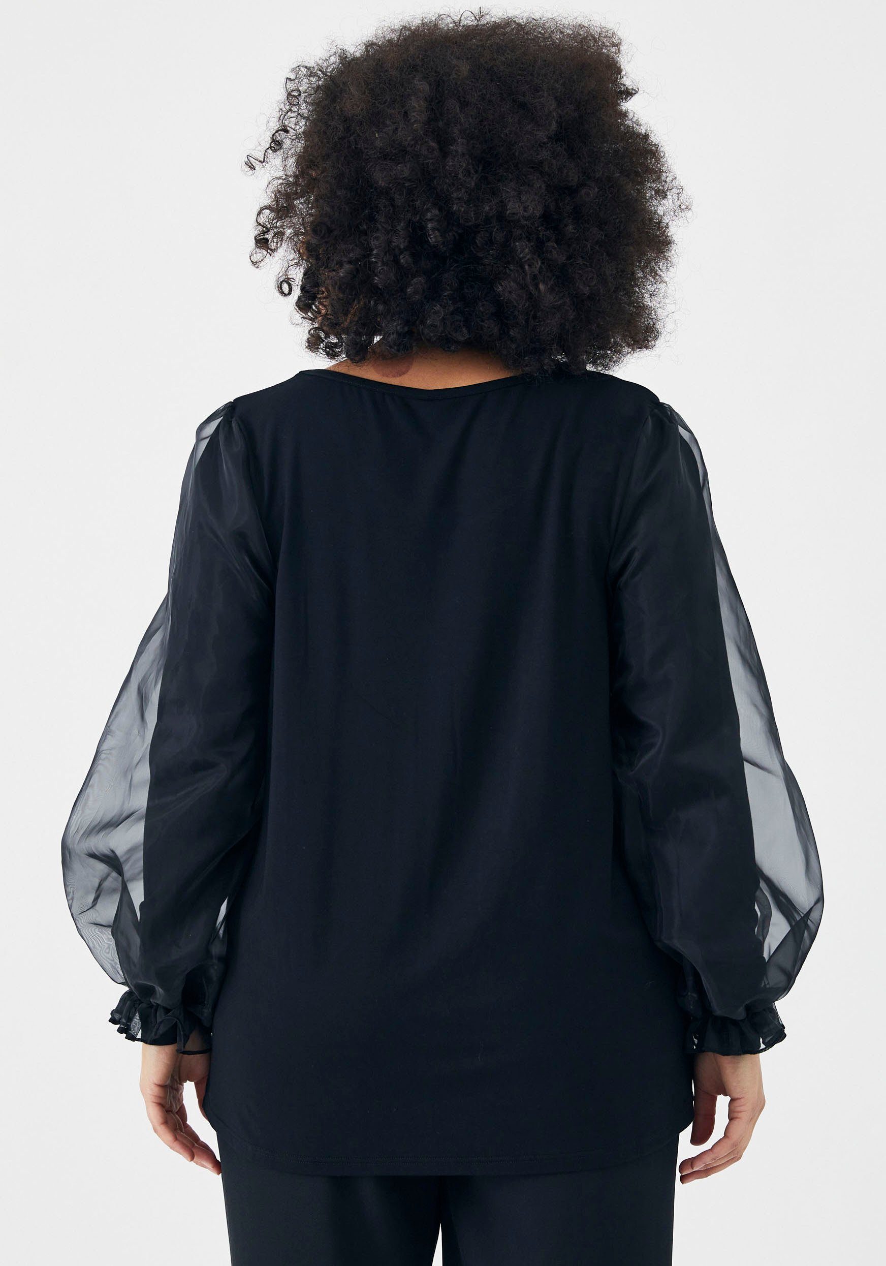 ADIA Blouse met lange mouwen in 2-in-1 look