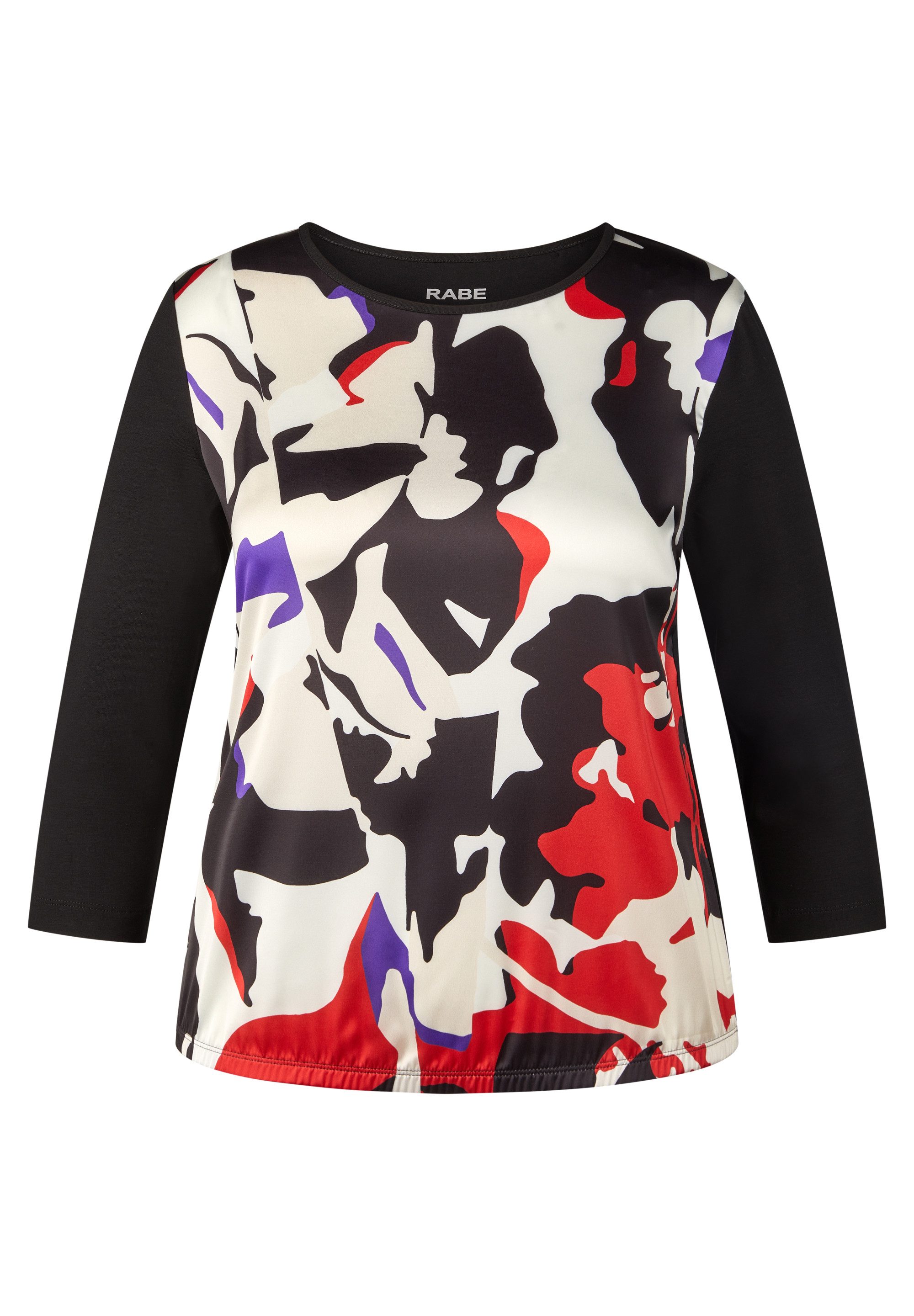 Rabe Shirt met 3/4 mouwen met frontprint