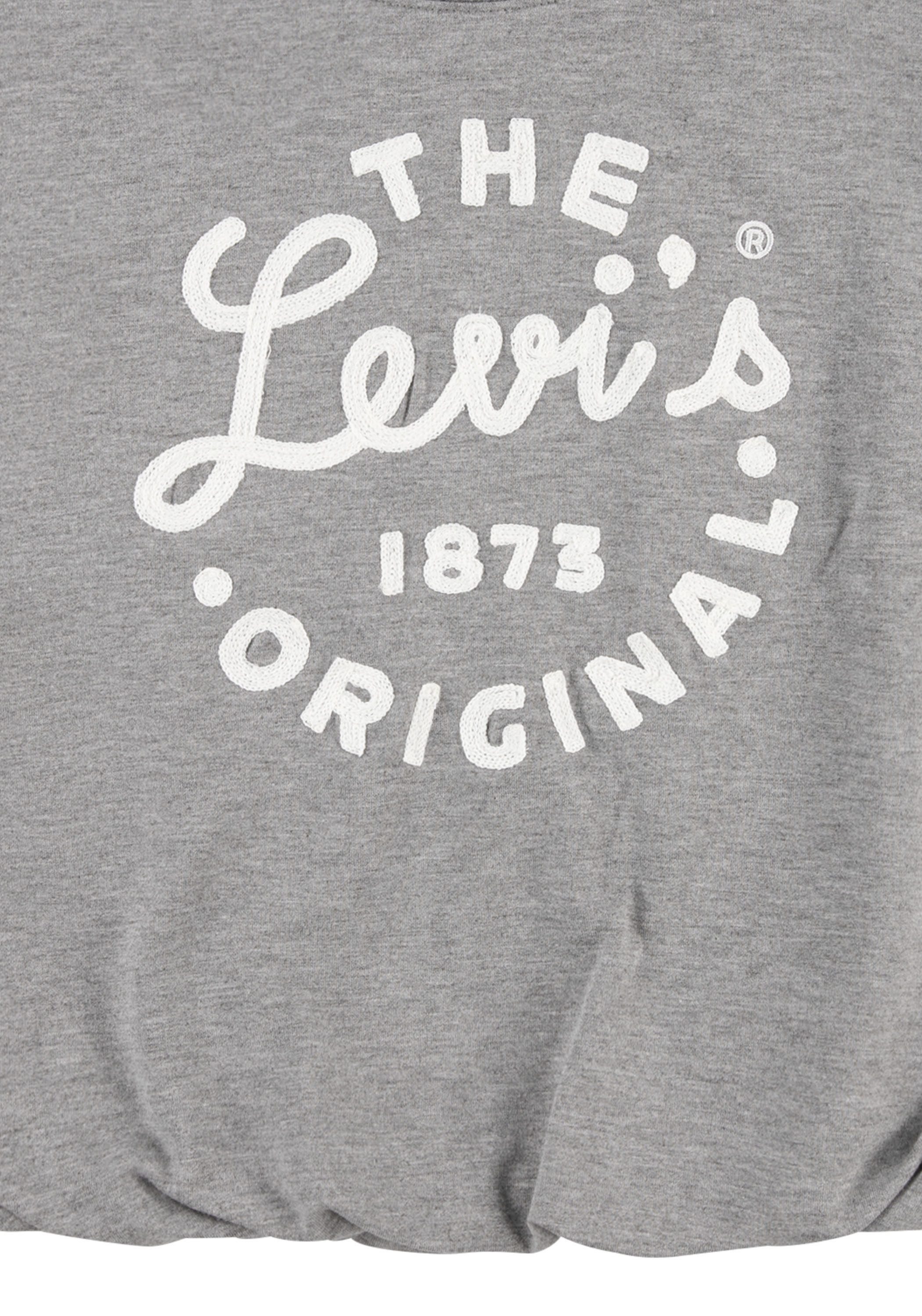 Levi's Kidswear Shirt met lange mouwen LVG WESTERN BUBBLE LS TEE met ballonnenzoom voor meisjes