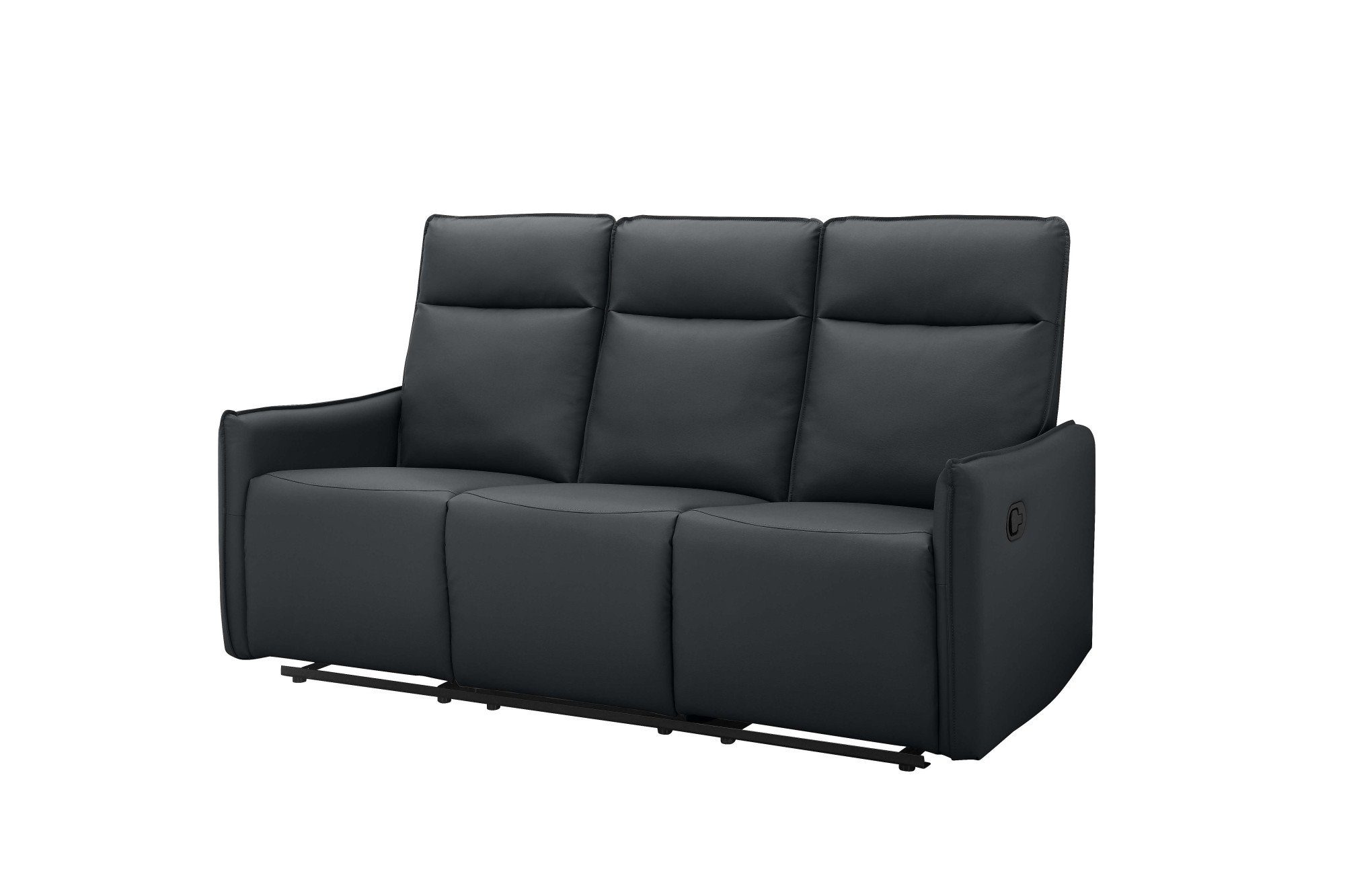 Dorel Home 3-zitsbank Lugo, bioscoopbank met relaxfunctie in kunstleer en geweven stof