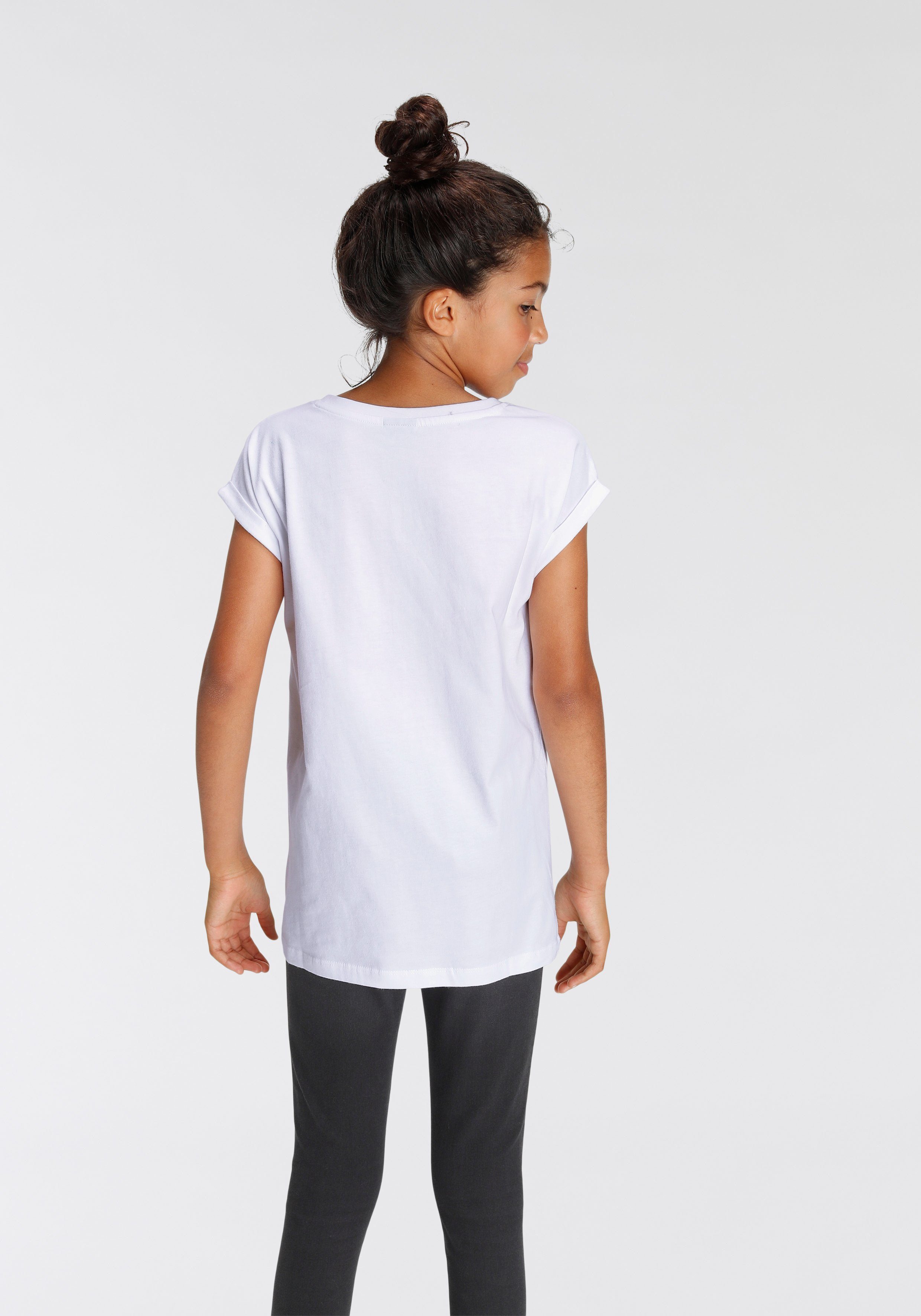 KIDSWORLD T-shirt Ich muss gar nichts! Korte mouwen, wijde pasvorm, met frisse statements en slogans