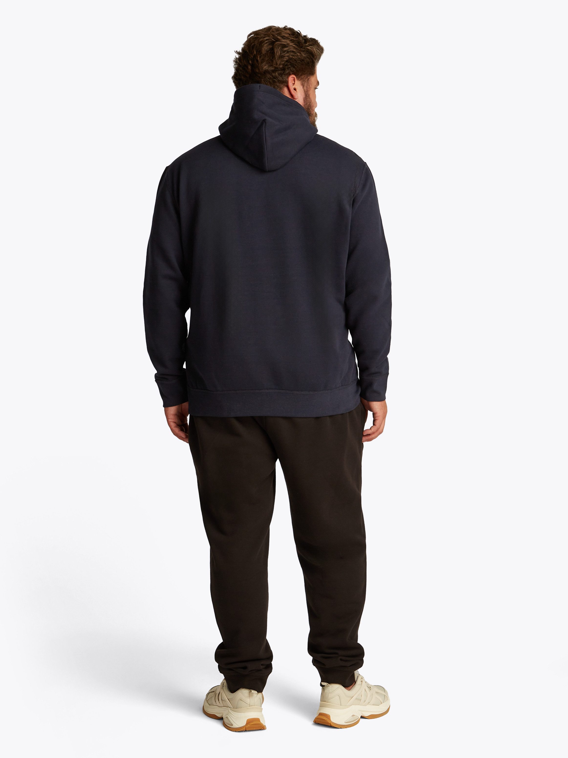 Tommy Hilfiger Sweatshirt BT-ESSENTIAL FLEECE HOODY-B in grote maten, logoborduring