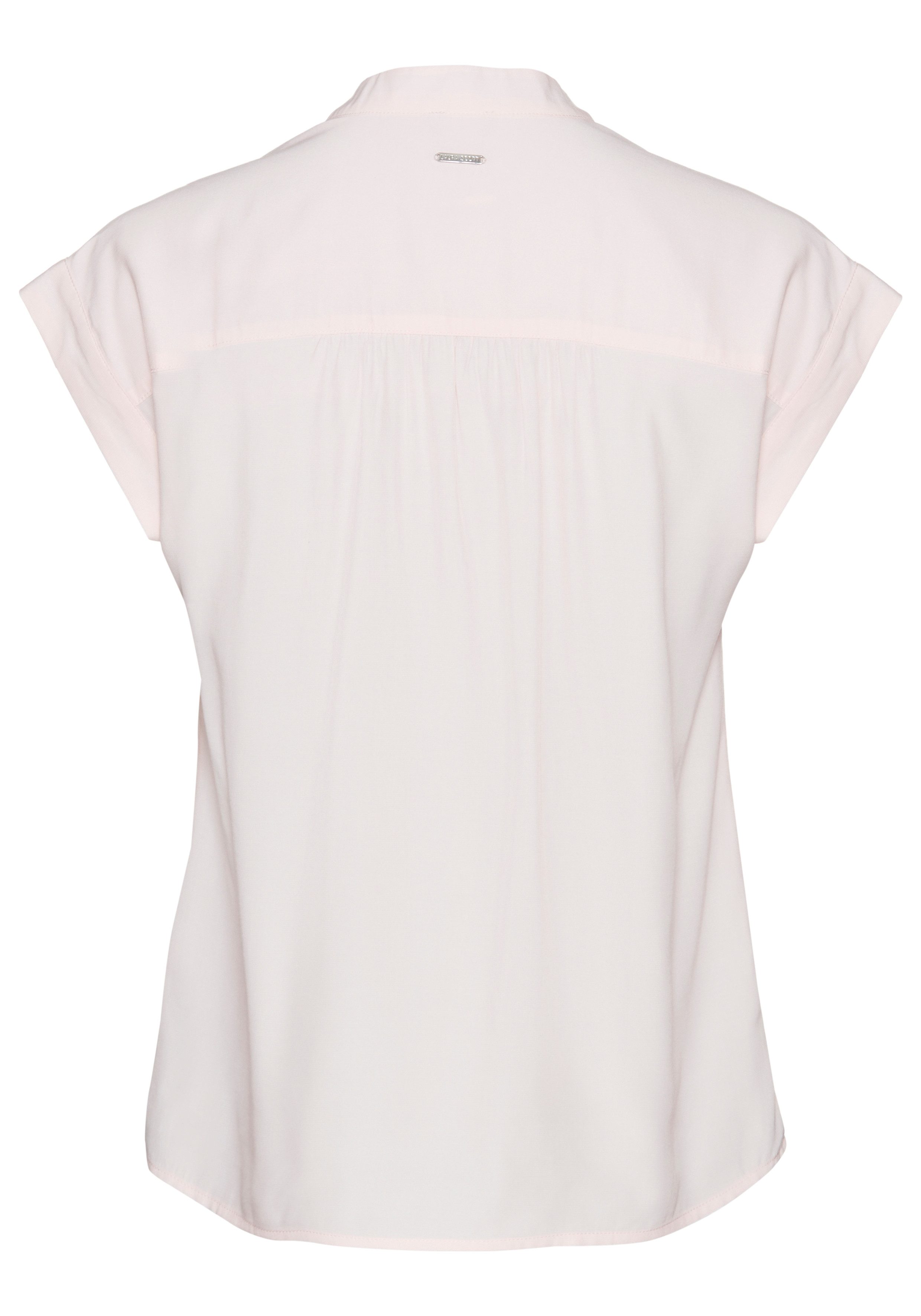 Laura Scott Blouse met korte mouwen met verbrede schouders