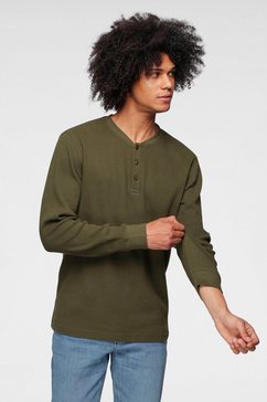 otto products shirt met lange mouwen gots-gecertificeerd – duurzaam van biokatoen groen