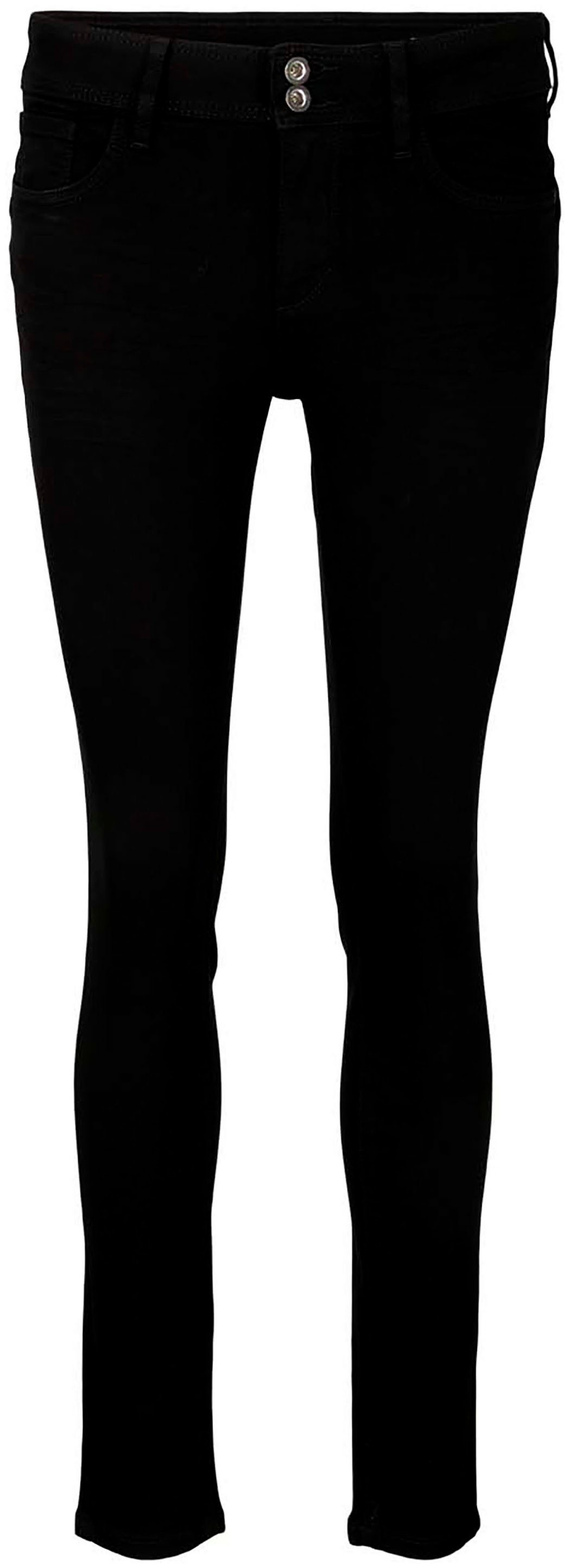 Tom Tailor Skinny fit jeans Alexa Skinny met een dubbele knoopsluiting