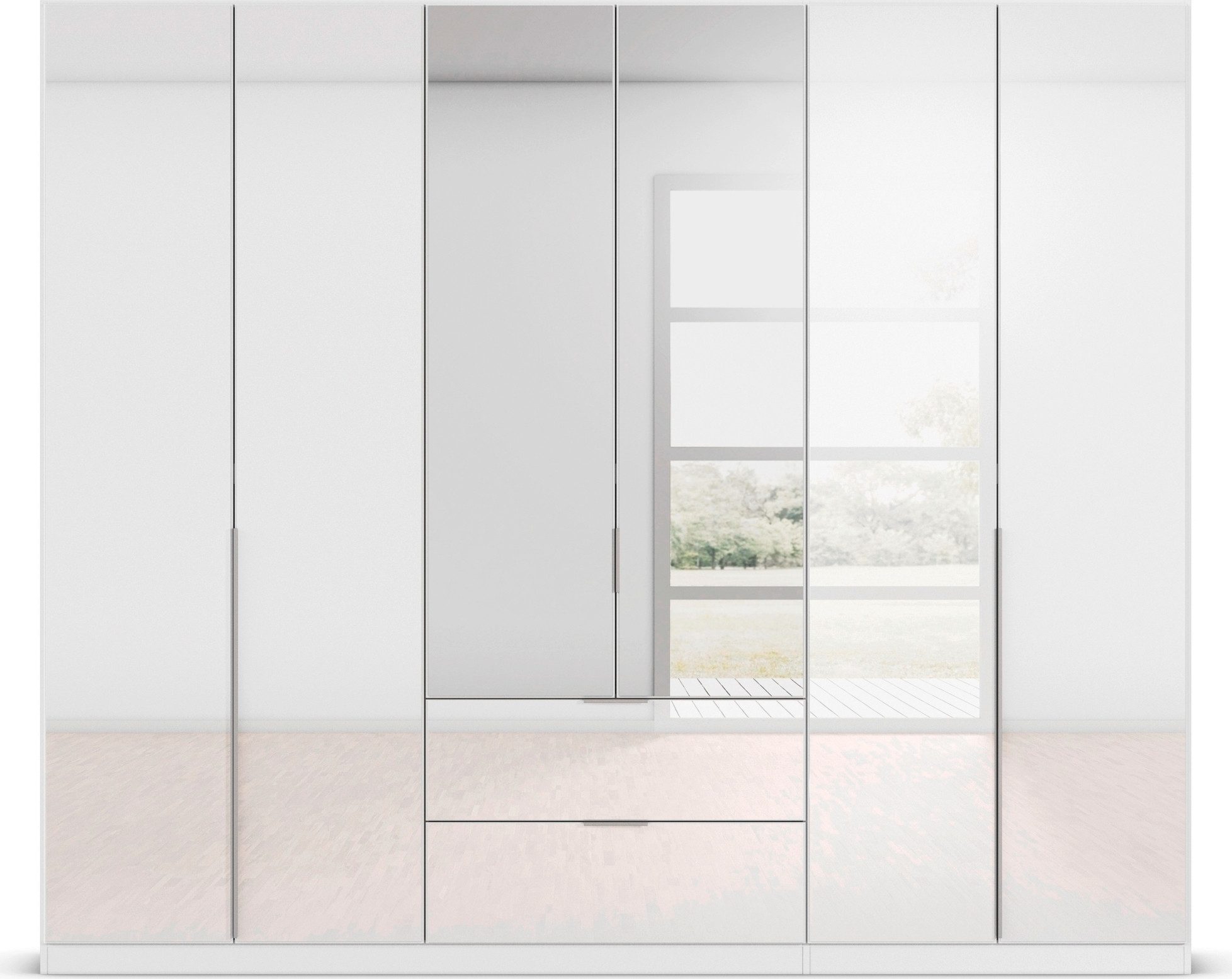 rauch Draaideurkast Kledingkasten kast garderobe AGORDO met glazen front