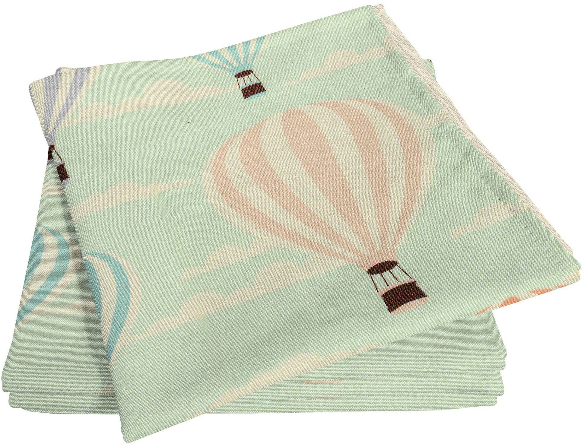Adam Stoffen servet Balloons GOTS organic, gecertificeerd door CERES 0242 voor kinderen (4 stuks)