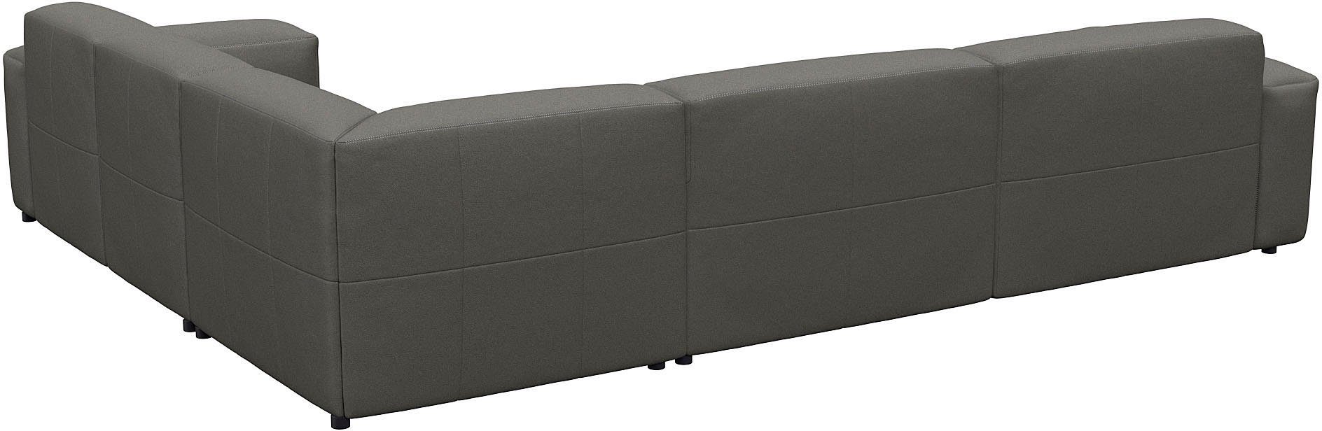 FLEXLUX Hoekbank Lucera, super comfortabel door hoogwaardige zitconstructie met koudschuim