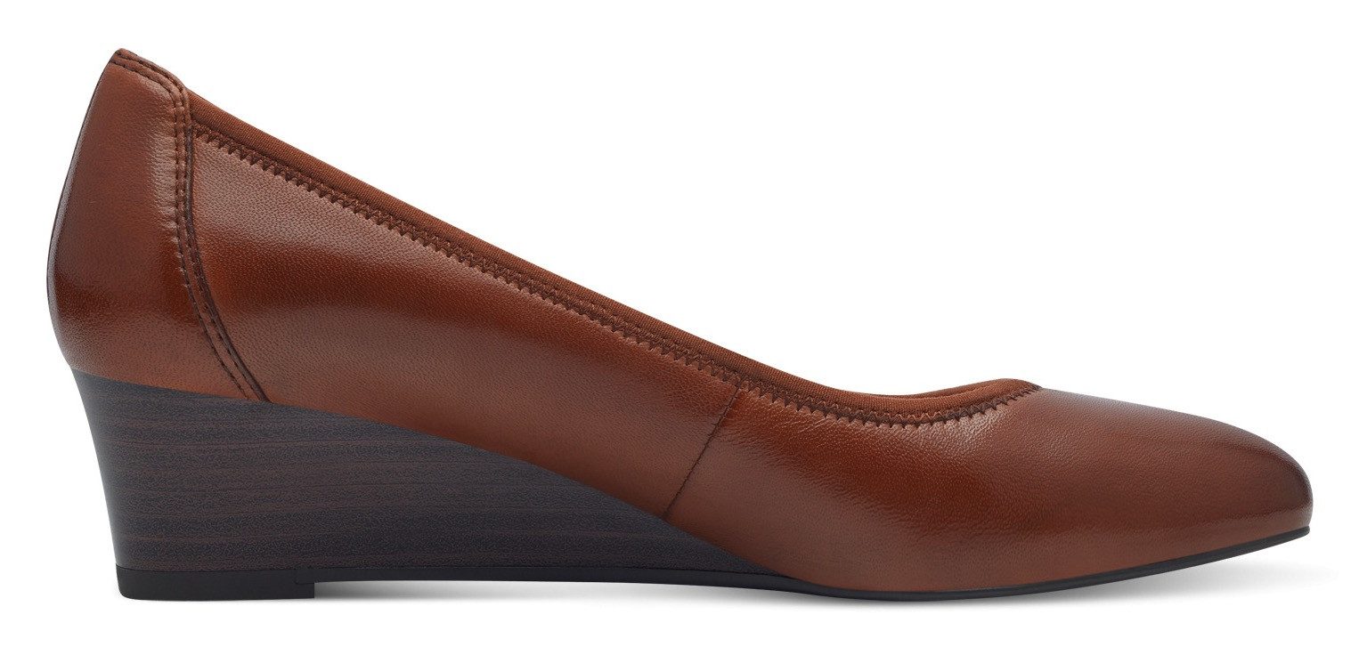 Tamaris Pumps , sleehak, lage schoen, instapschoen met comfortabele elastische afwerking