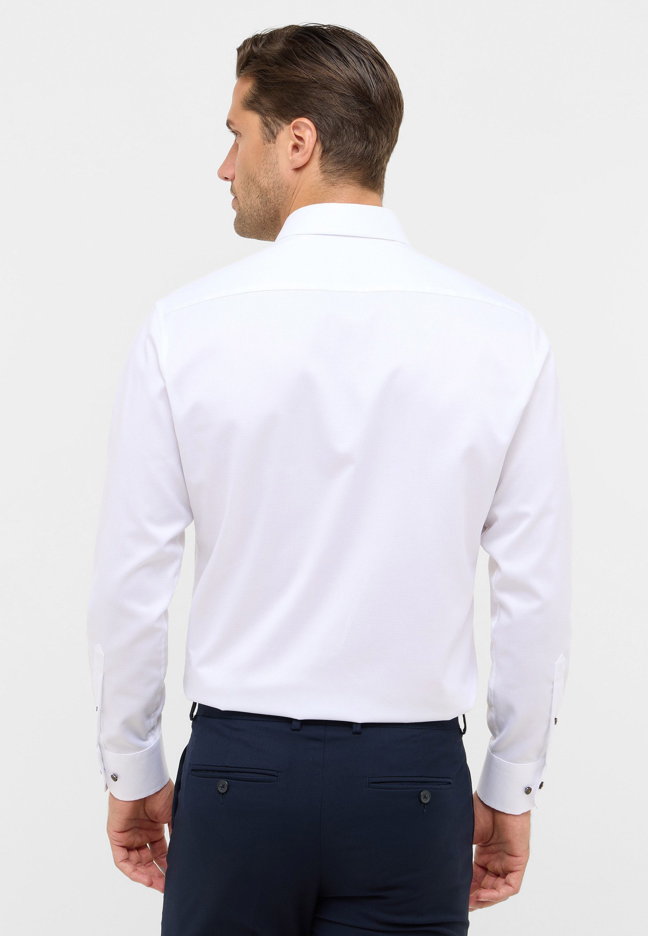 Eterna Overhemd met lange mouwen MODERN FIT NON IRON (strijkvrij)