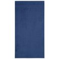 my home handdoekenset anna met gestreepte structuurrand (set, 6-delig) blauw