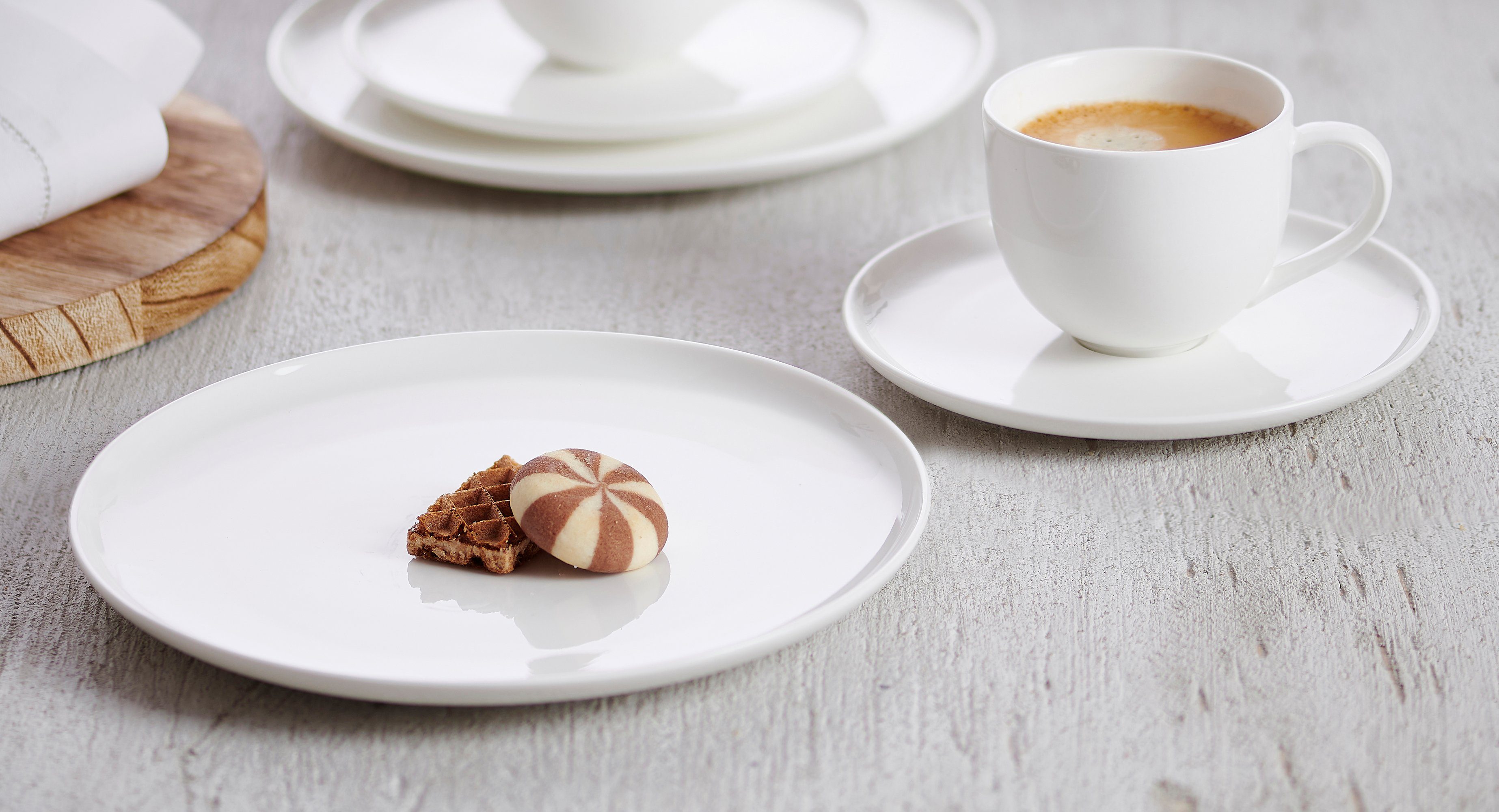 Ritzenhoff & Breker Koffieservies Serviesset, servies Skagen in scandinavische stijl, 18 delen, voor 6 personen (set, 18-delig)