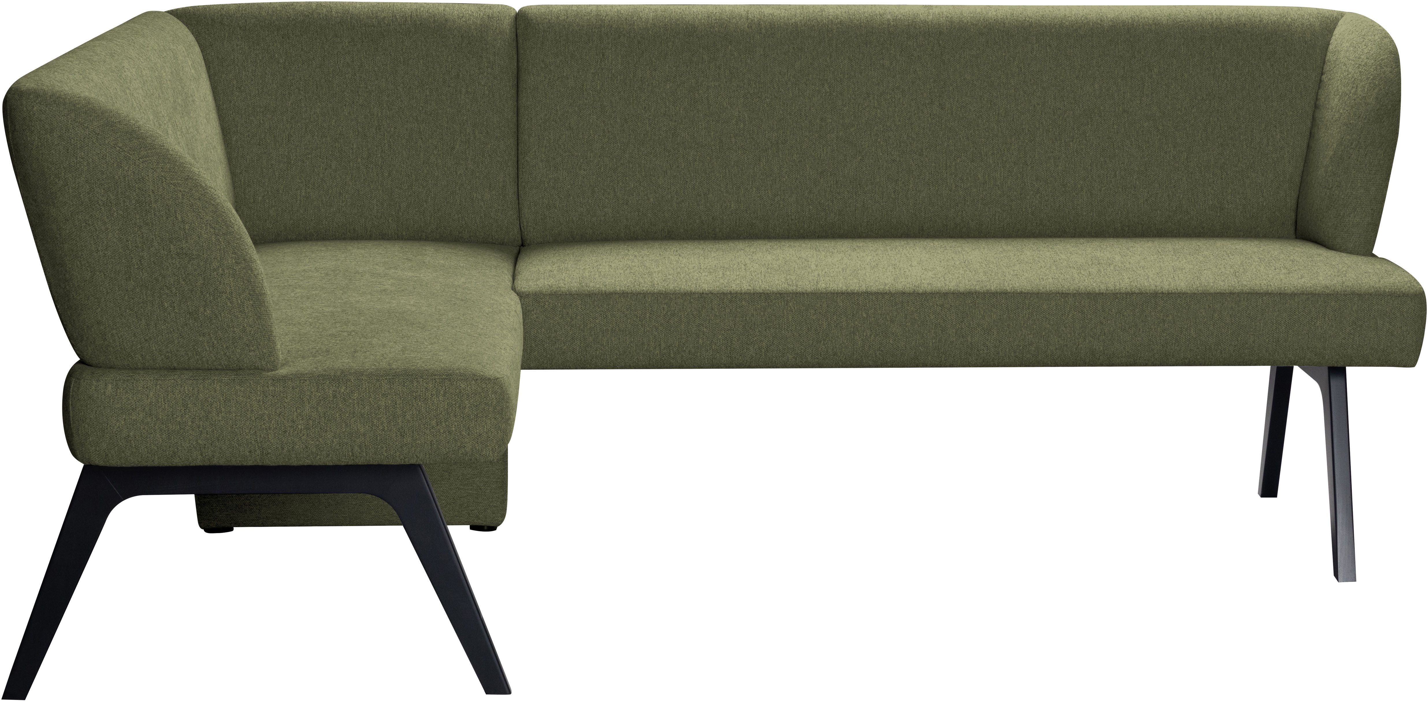 Home affaire Eethoek Aretha eetkamerset, zitgroep, hoekbank, keukenbank Eetkamer zitgroep, tafel, stoelen en bank gestoffeerd, Nosag-vering (4-delig)