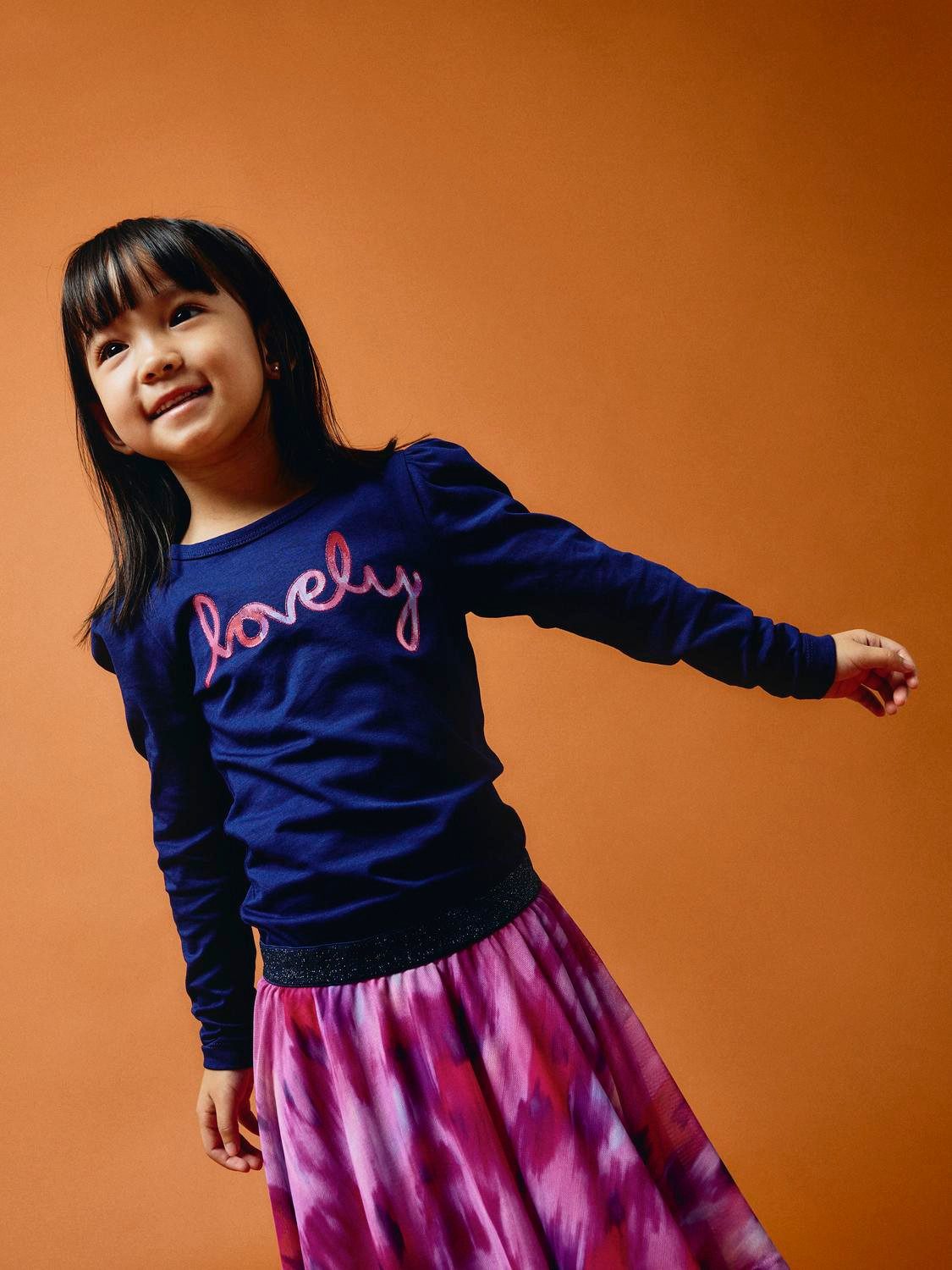 Name It Shirt met lange mouwen NMFLONNIA LS TOP PB