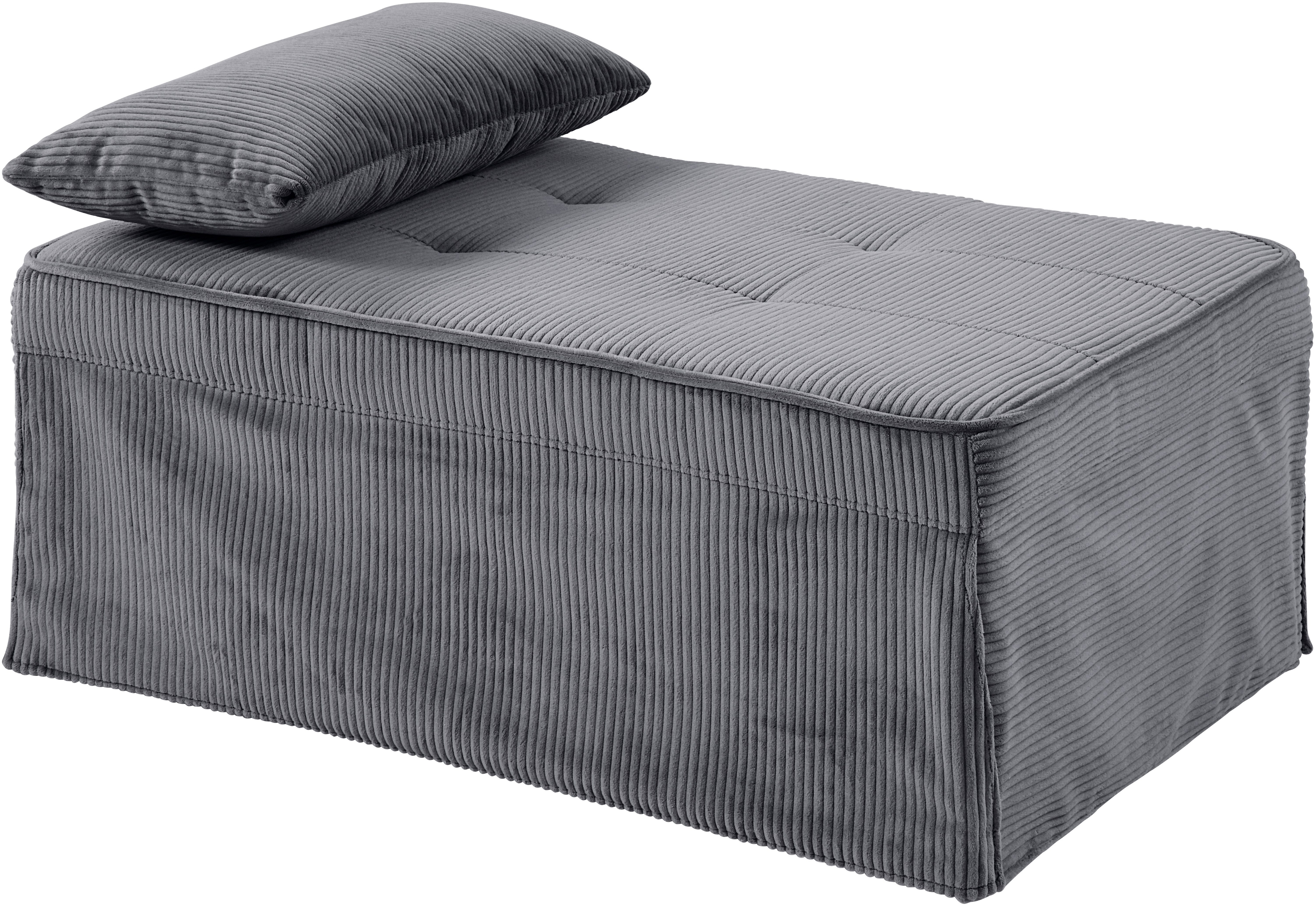 ATLANTIC home collection Slaapbank Finn te veranderen in een loungestoel, relaxfauteuil en logeerbed, incl. kussen