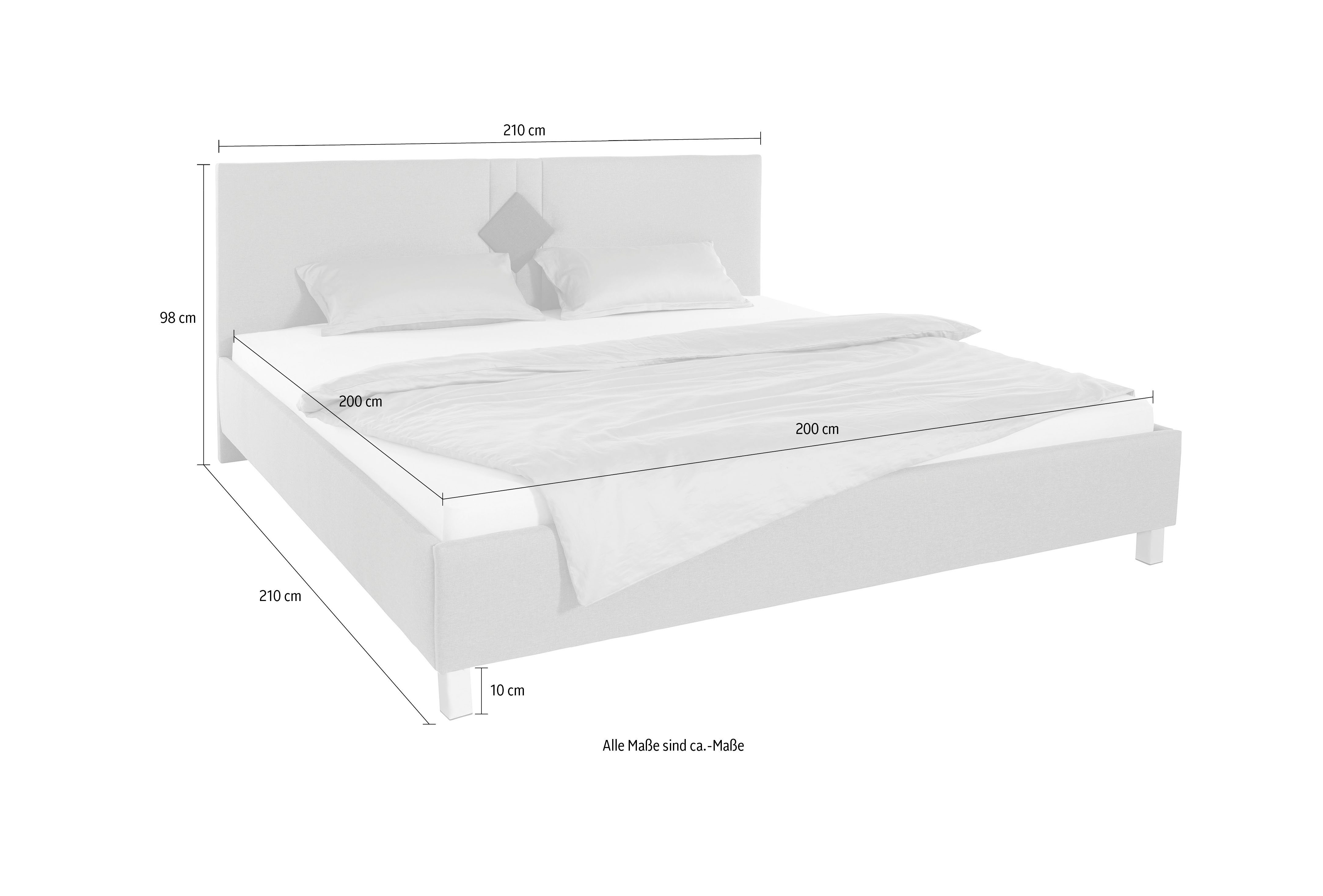 Westfalia Polsterbetten Gestoffeerd bed