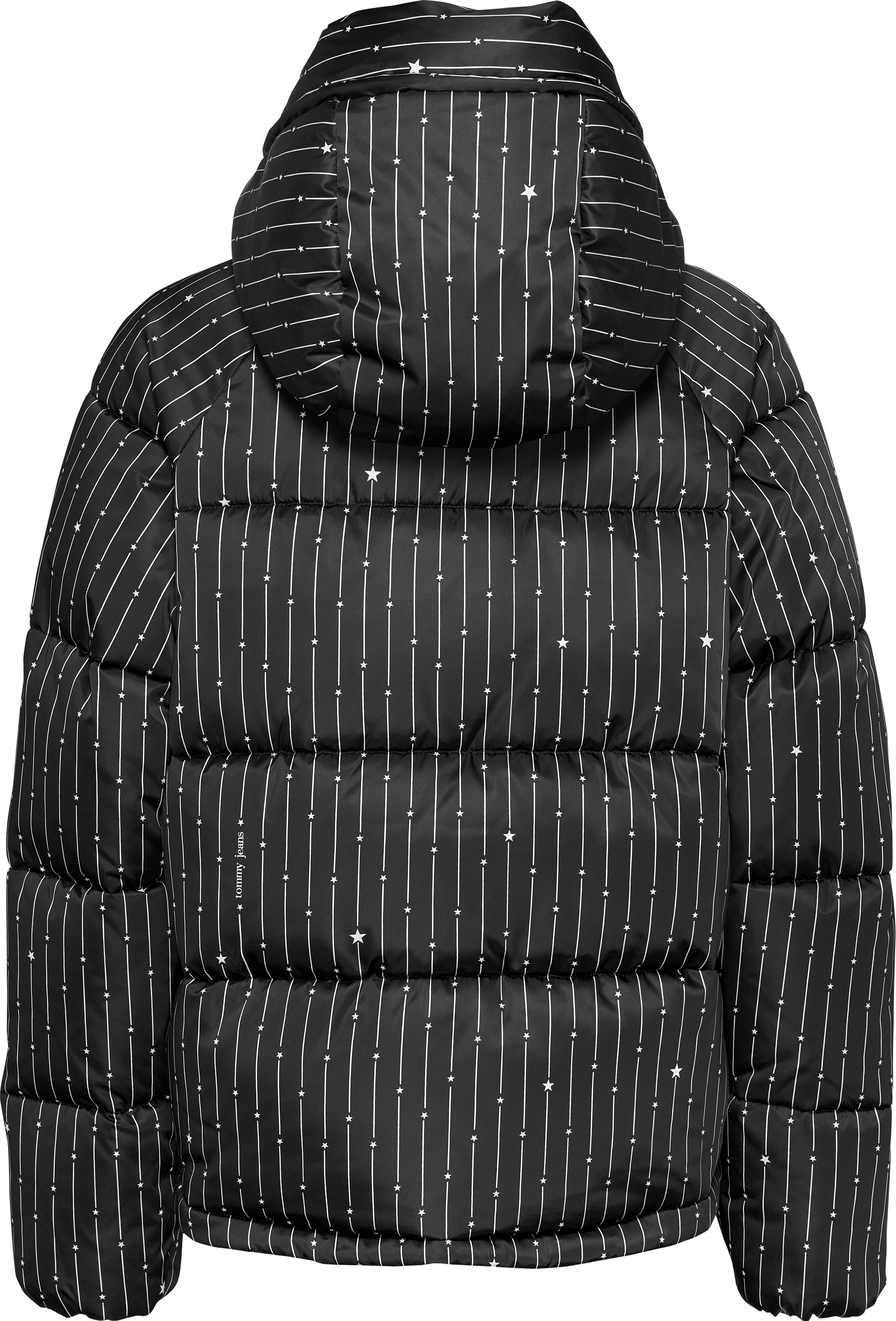 TOMMY JEANS Gewatteerde jas met gestreept patroon