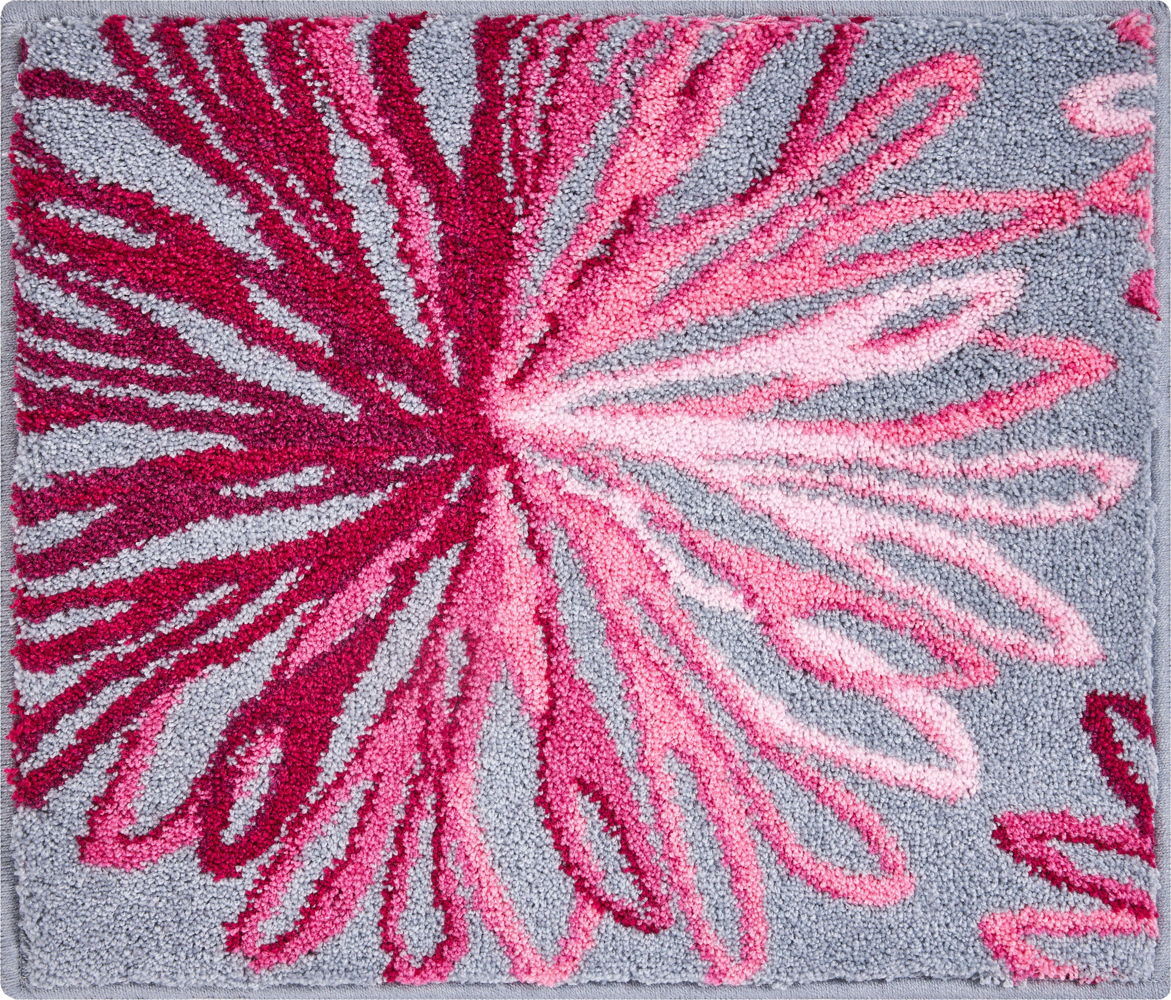 Grund Badmat ART bloemig patroon, elegante badmat (1 stuk)