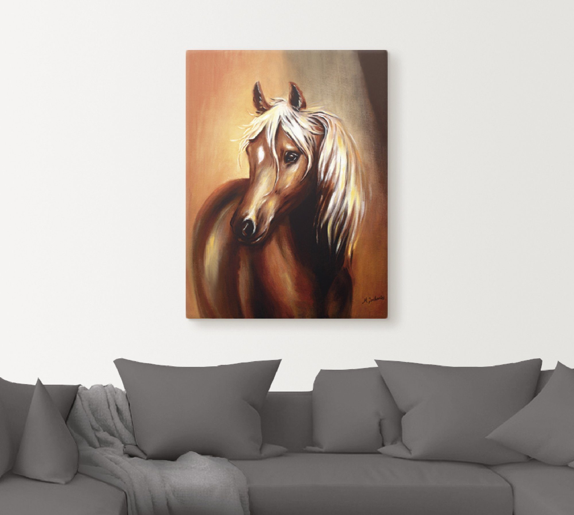 Artland Artprint Paard fantasie als artprint op linnen in verschillende maten