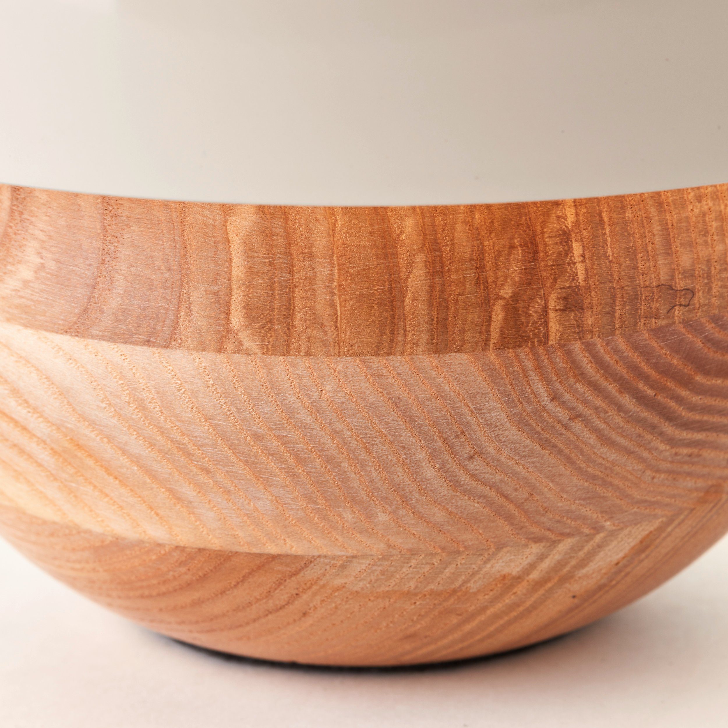 Brilliant Leuchten Tafellamp Nalam Paddenstoel tafellamp, Ø 20 cm, E14, hout/metaal