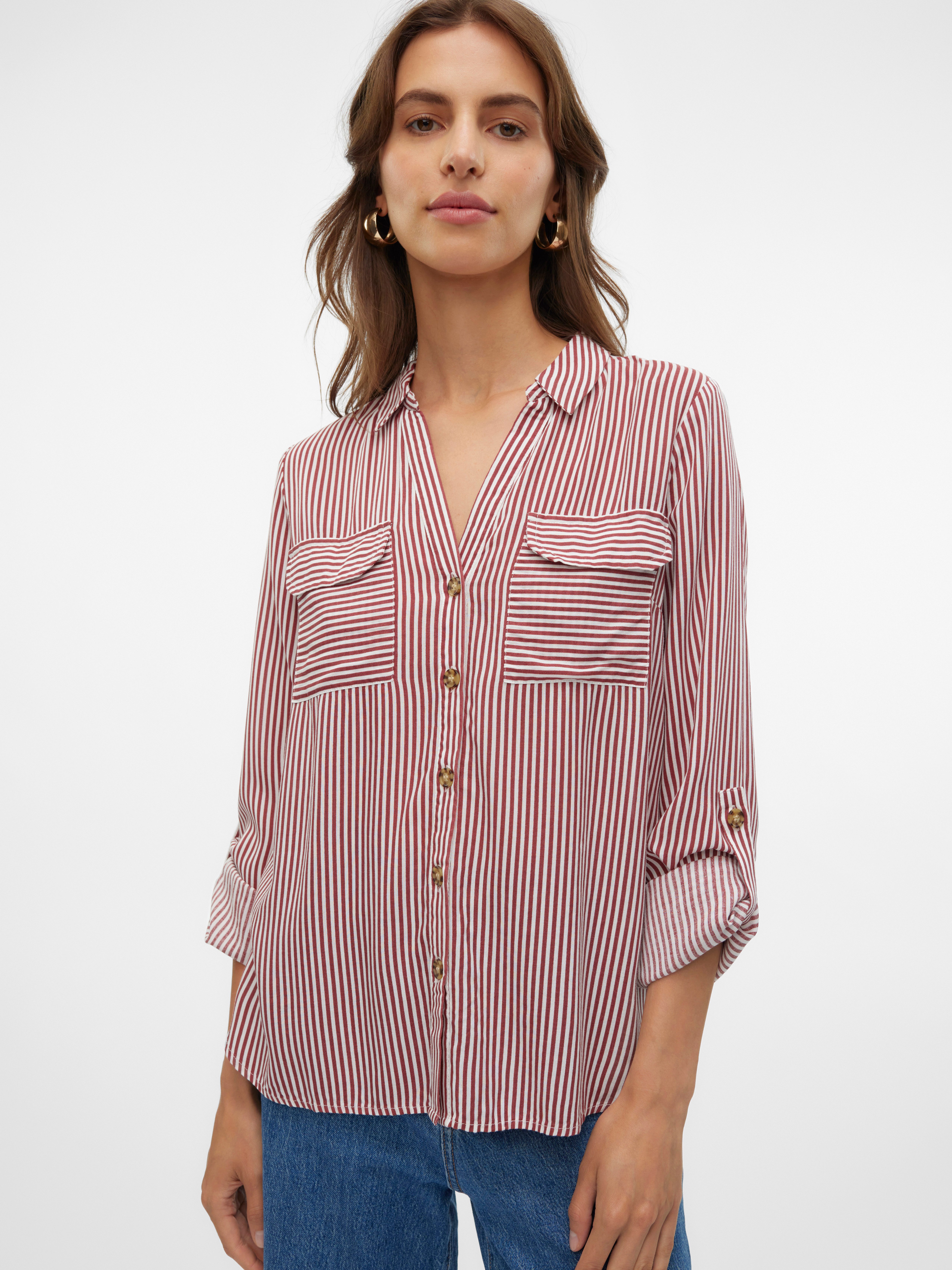 Vero Moda Overhemdblouse VMBUMPY L S SHIRT NEW WVN GA NOOS