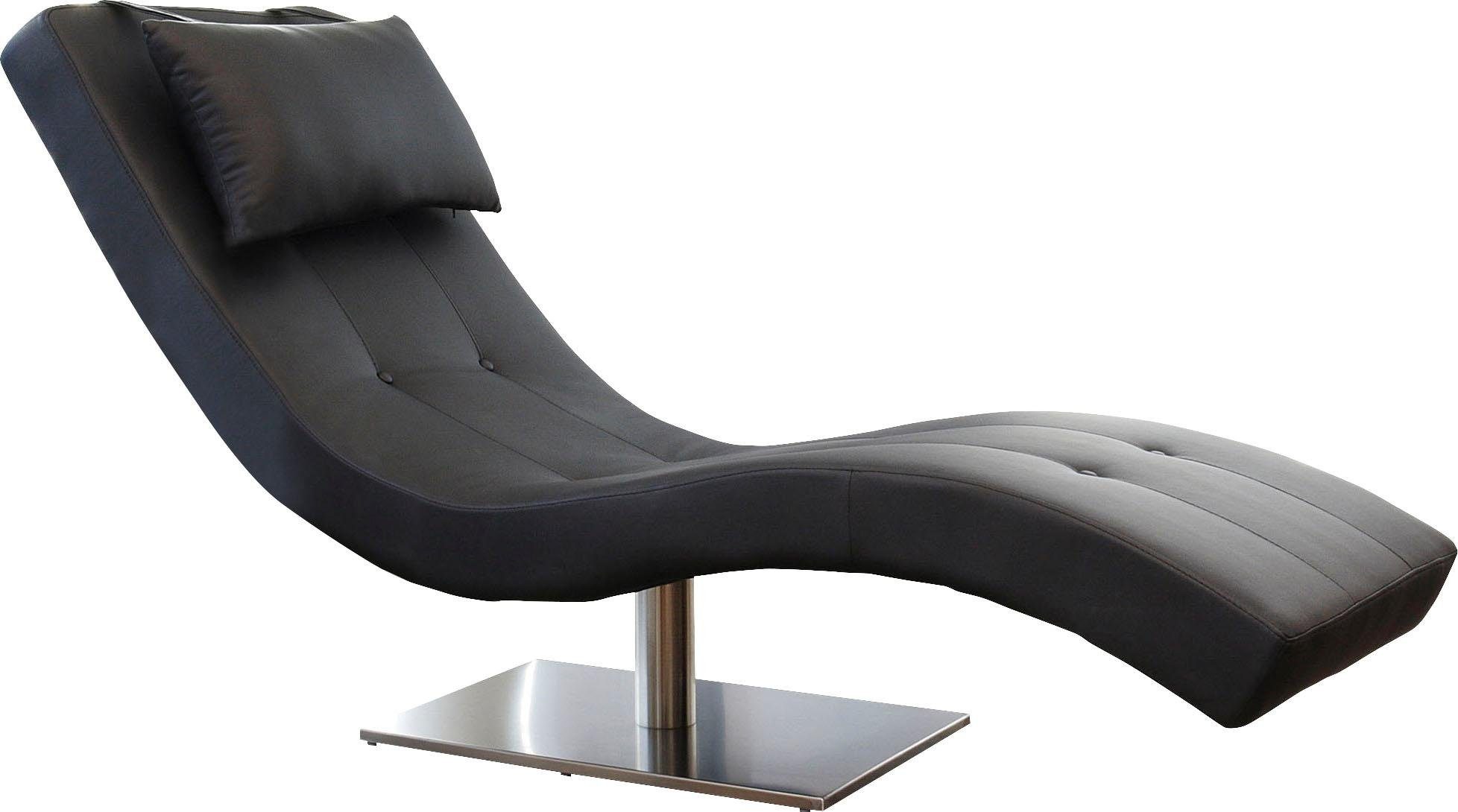 SalesFever Relaxfauteuil Komfortabler Relaxsessel met nekkussen, stretcher met moderne metalen voet