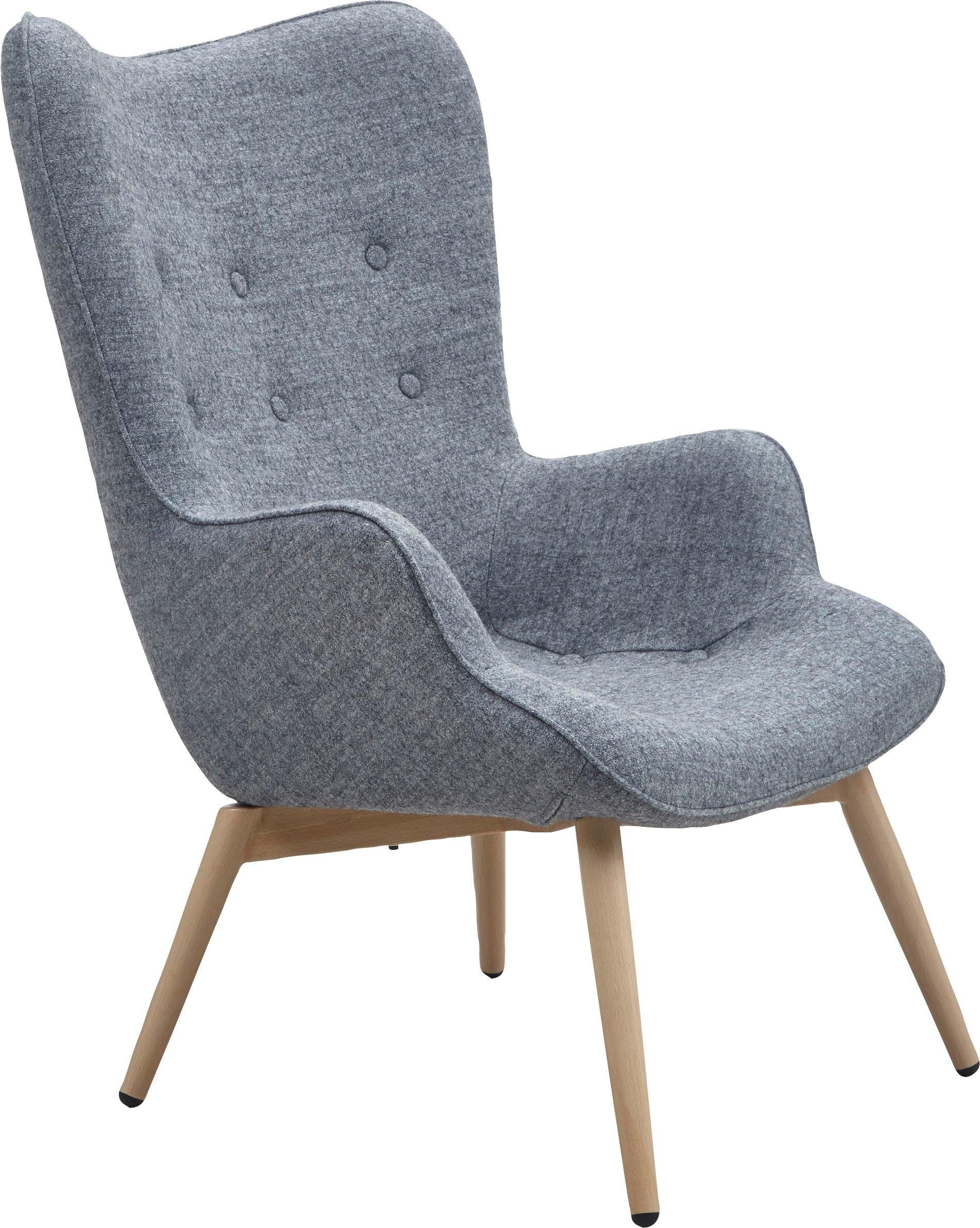 SalesFever Relaxfauteuil met decoratieve capitonnage