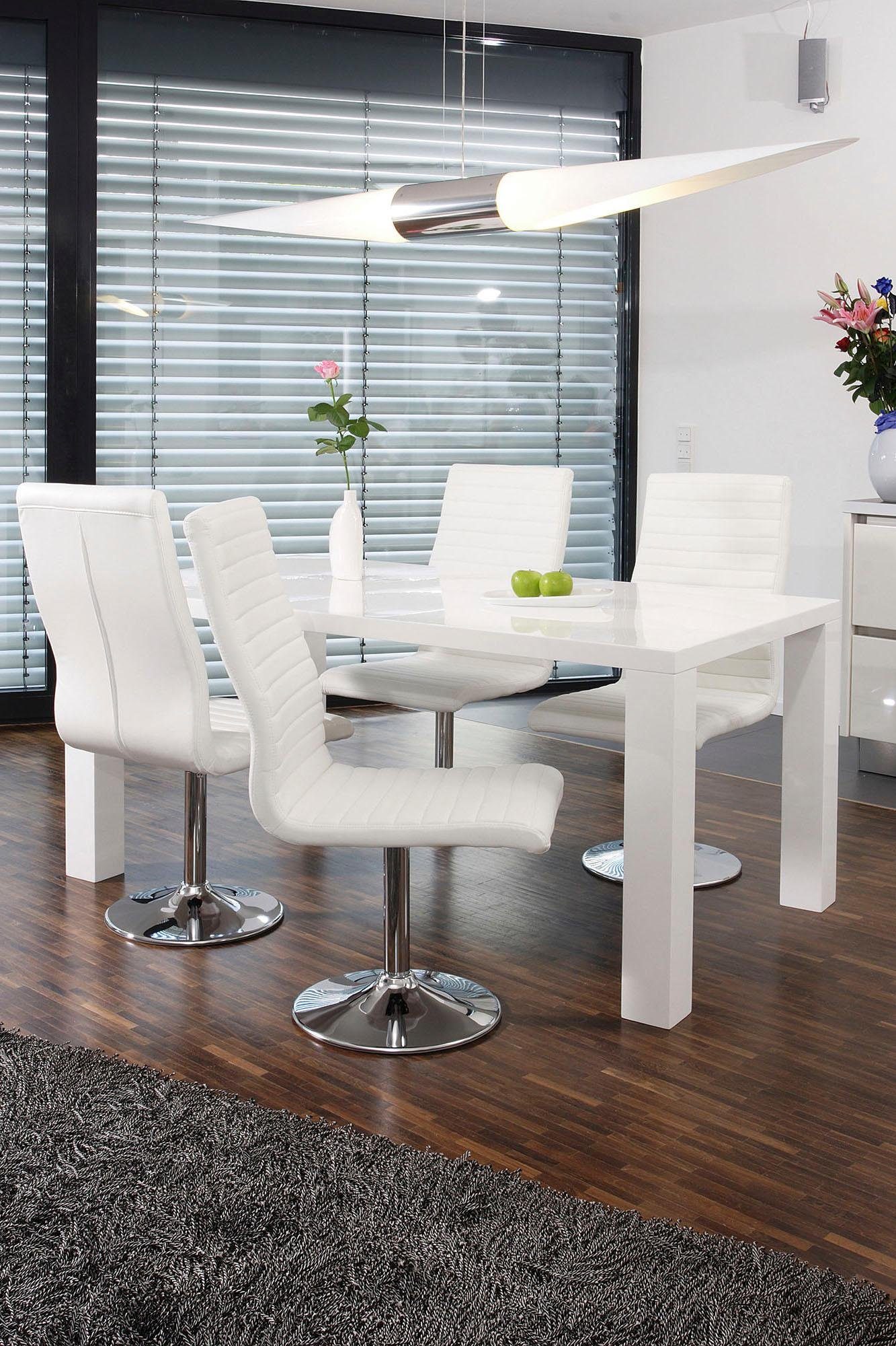 SalesFever Eetkamerstoel met draaifunctie (set, 4 stuks)