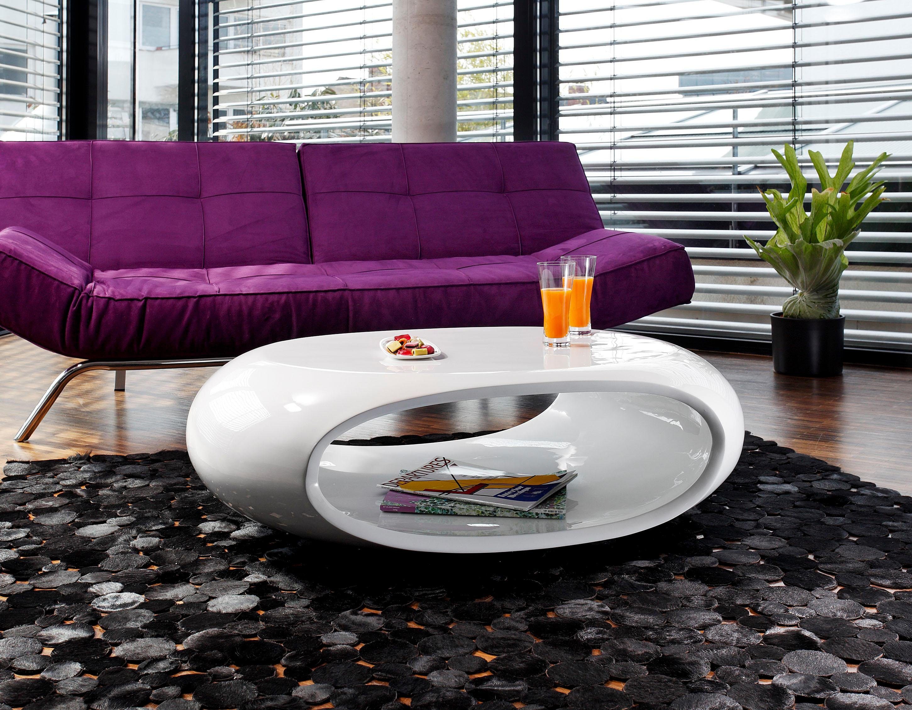 SalesFever Salontafel geheel van hoogwaardig fiberglas