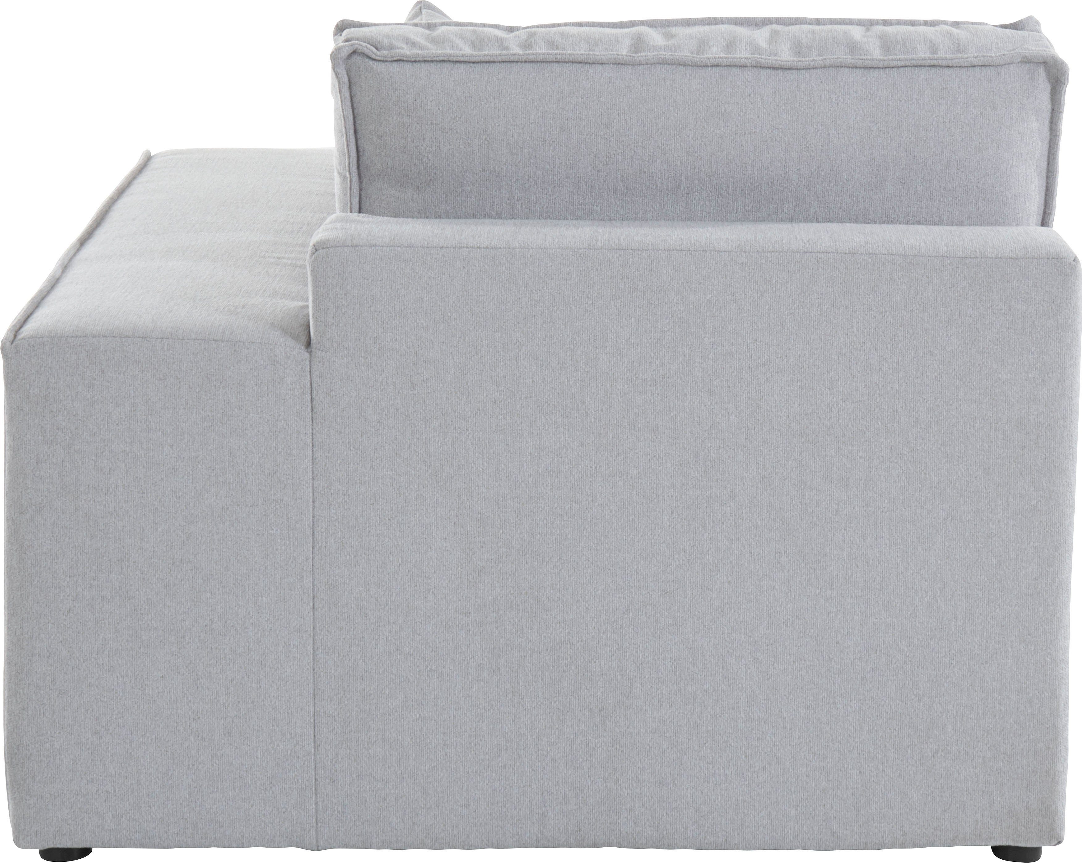 RAUM.ID Ottomane Florid afzonderlijk plaatsbaar of als deel van een modulaire bank, ook in cord
