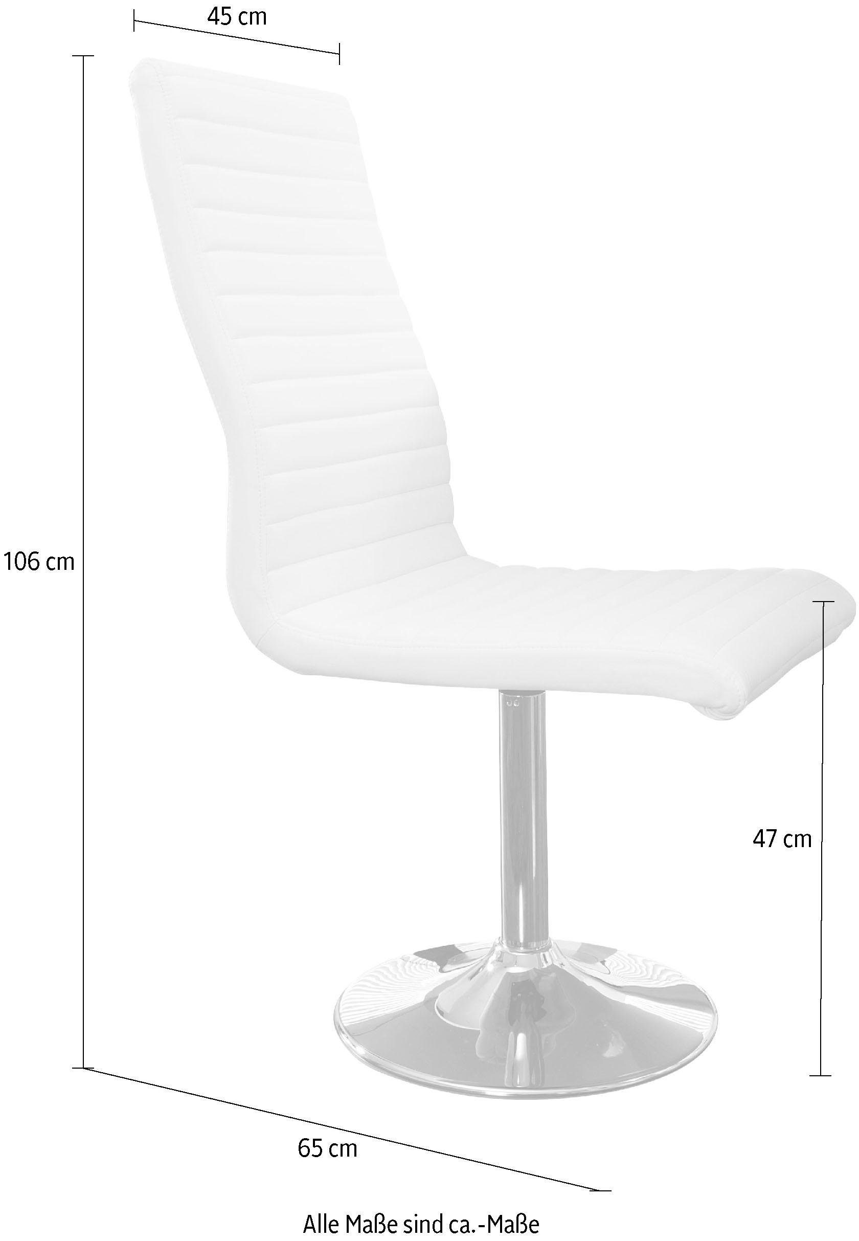 SalesFever Eetkamerstoel met draaifunctie (set, 4 stuks)