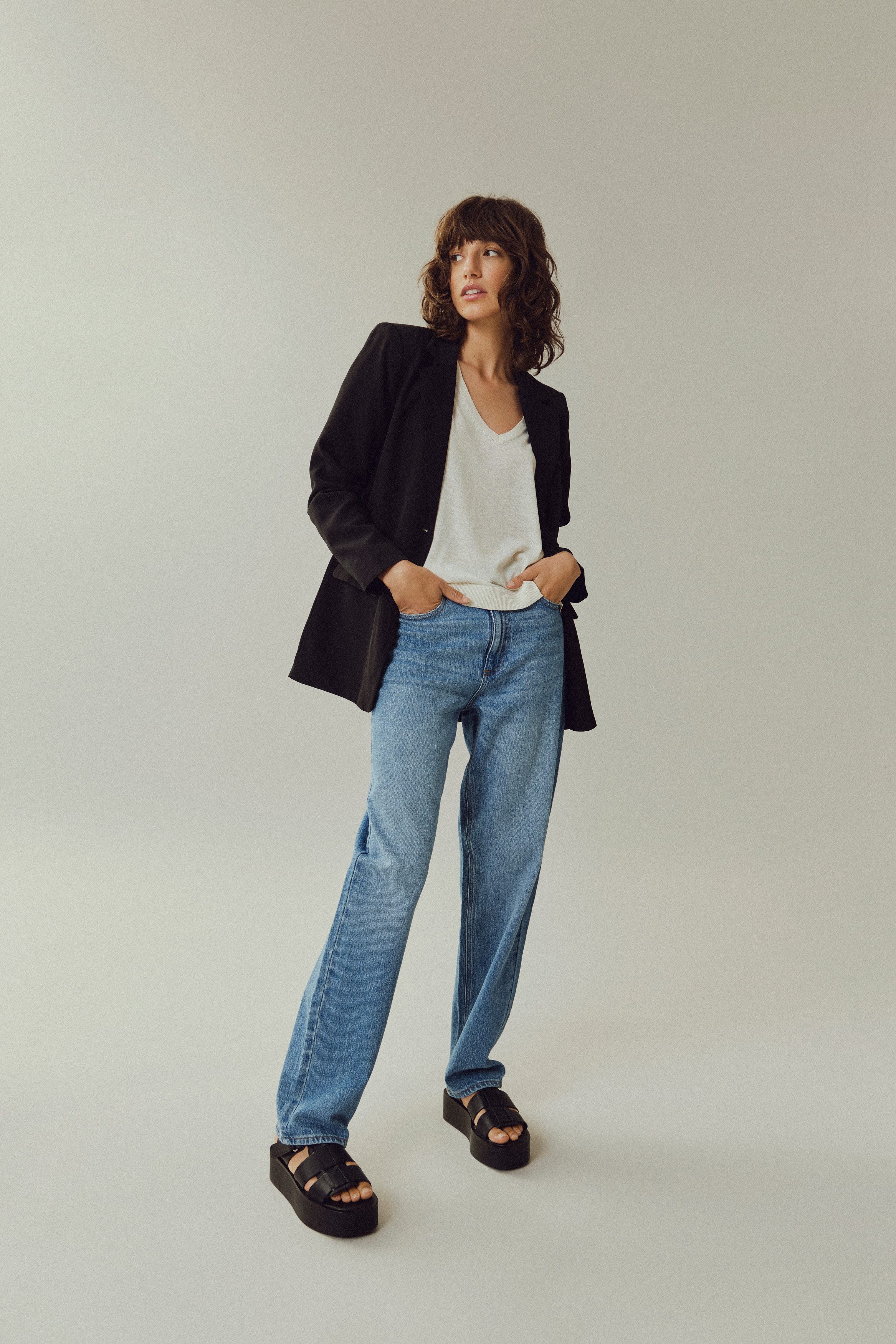 Vila High-waist jeans VIKELLY JAF HW STRAIGHT JEANS-NOOS