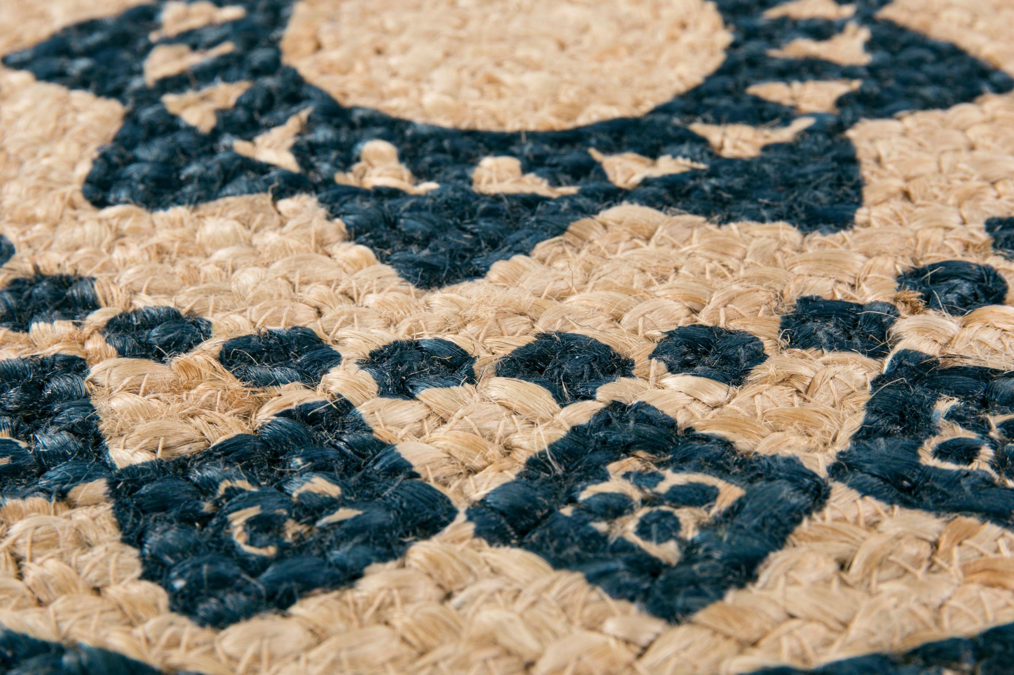 LUXOR living Vloerkleed Mamda Jute tapijt, vlakweefsel, pure natuurlijke vezel, geschikt voor binnen- en buiten