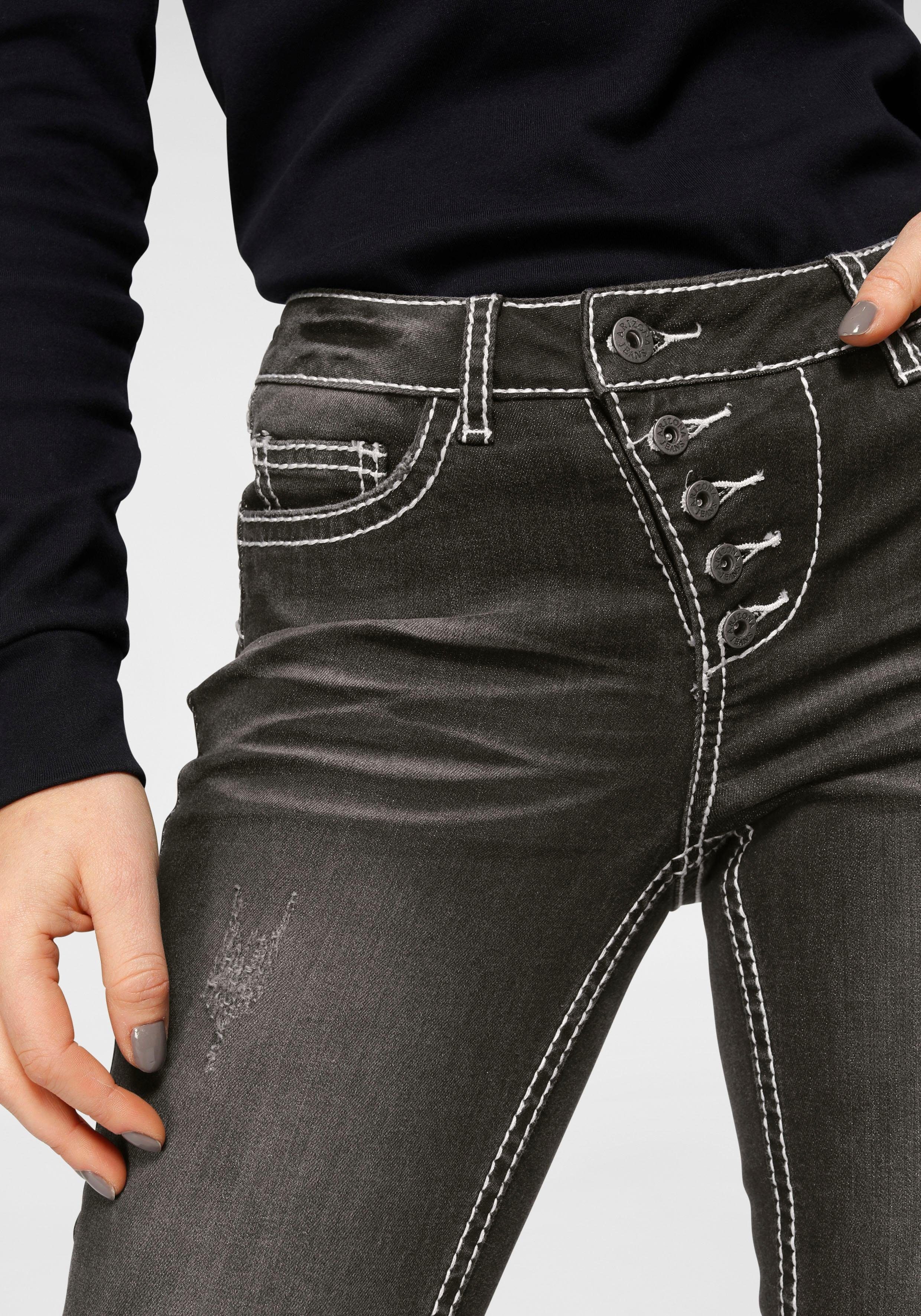 Arizona Slim fit jeans Heavy Washed - Shaping