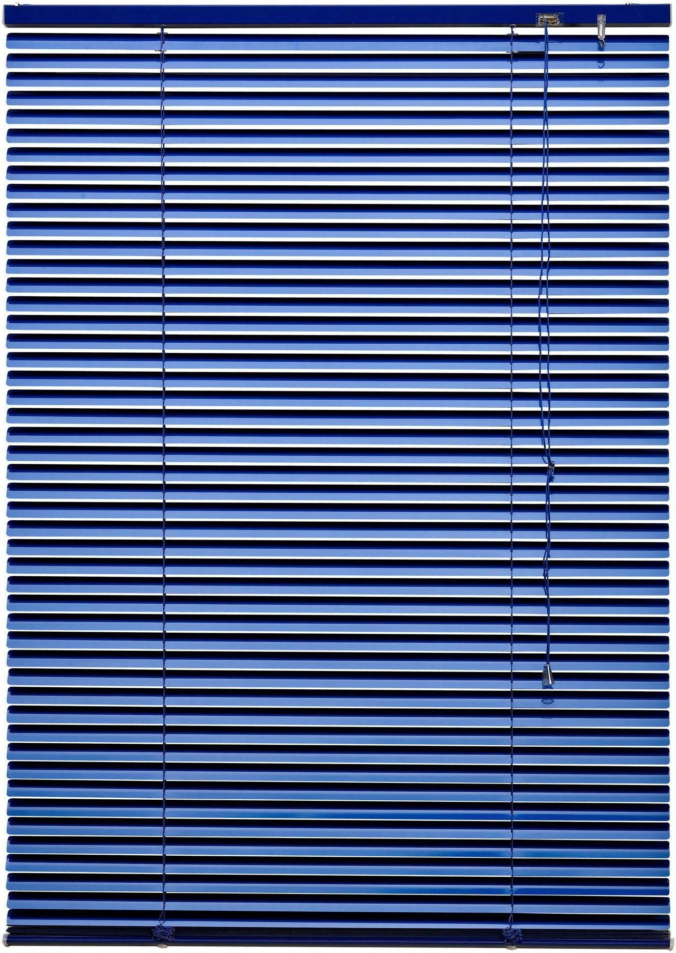 Liedeco Jaloezie Aluminium-jaloezie (1 stuk) vouwgordijnen & jaloezieën maat 120 cm x 130 cm blauw
