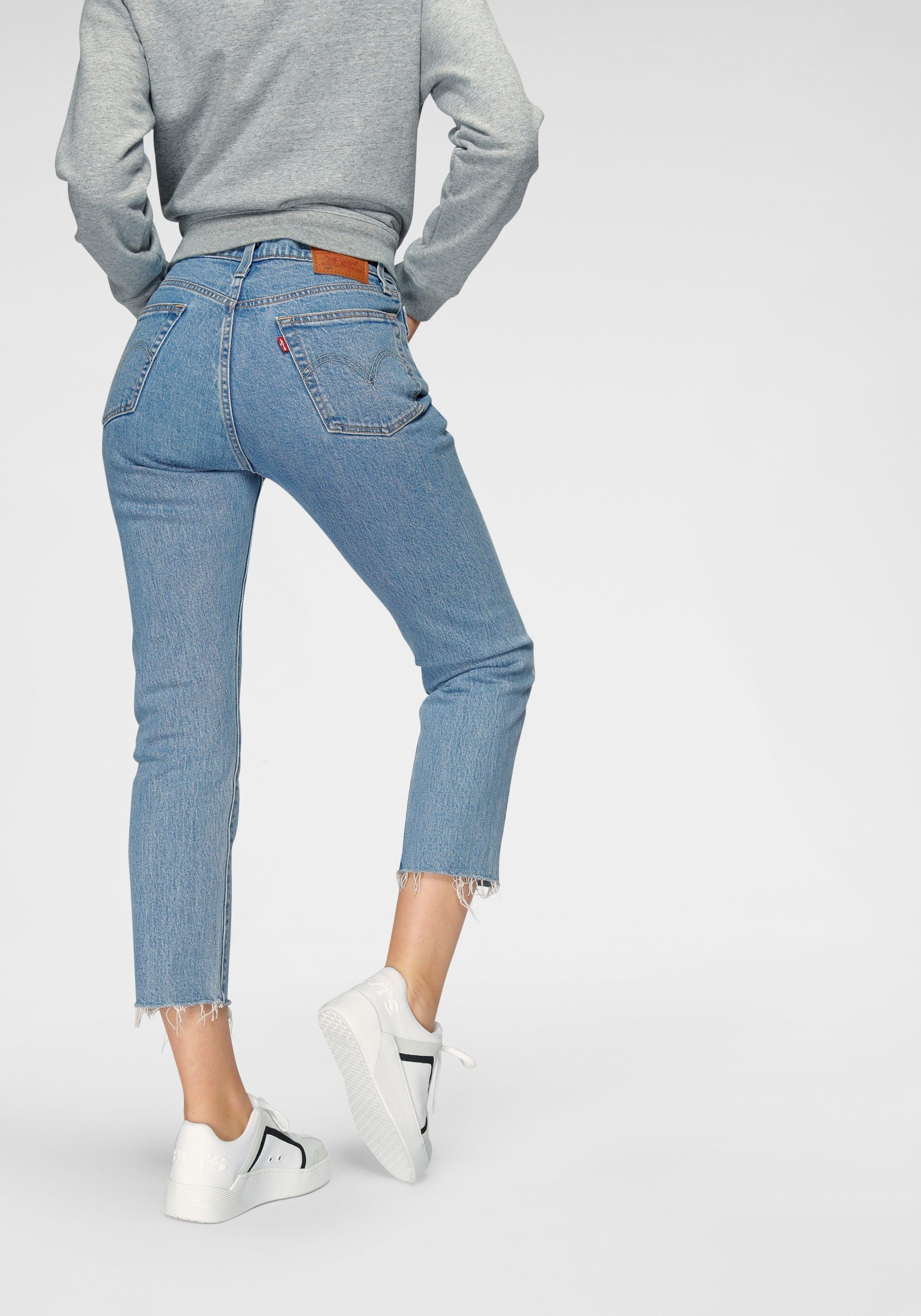Levi's® Slim fit jeans 501 CROP met open zoom vind je bij | OTTO